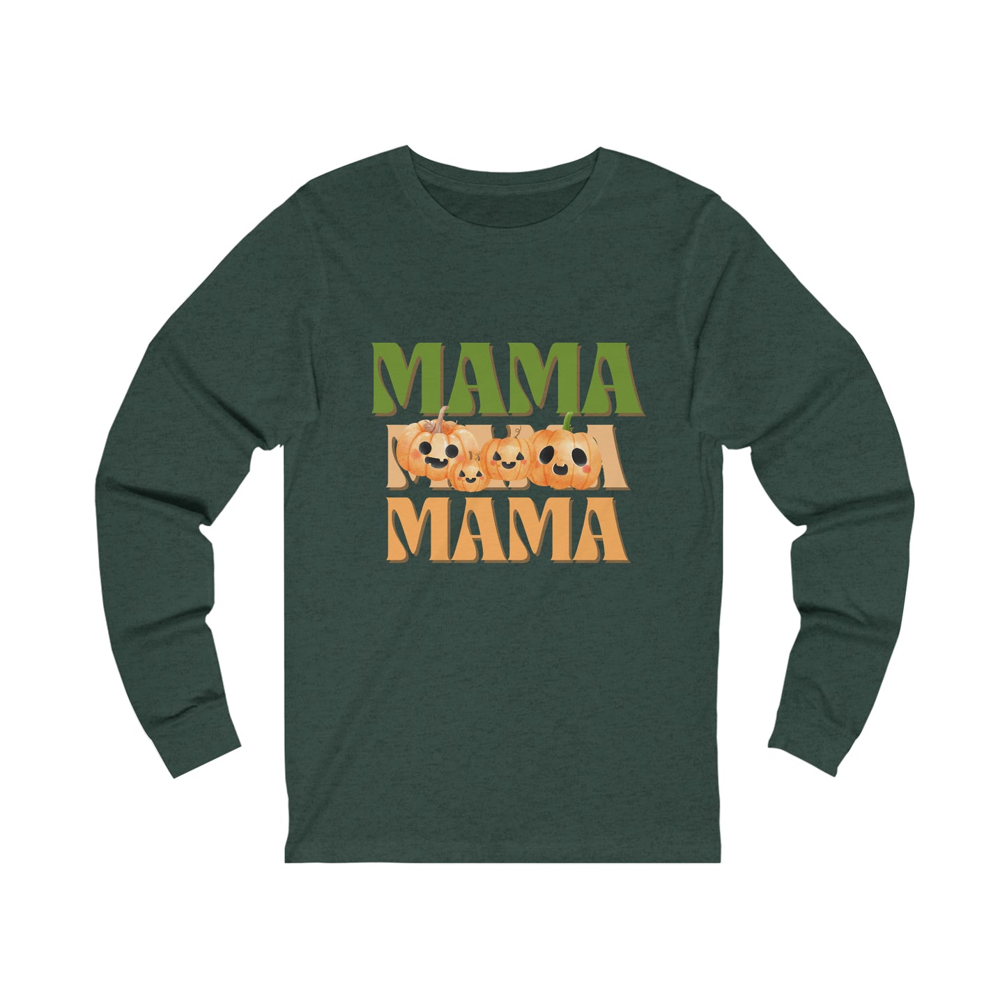 Mama Pumpkin Unisex Jersey Long Sleeve Tee