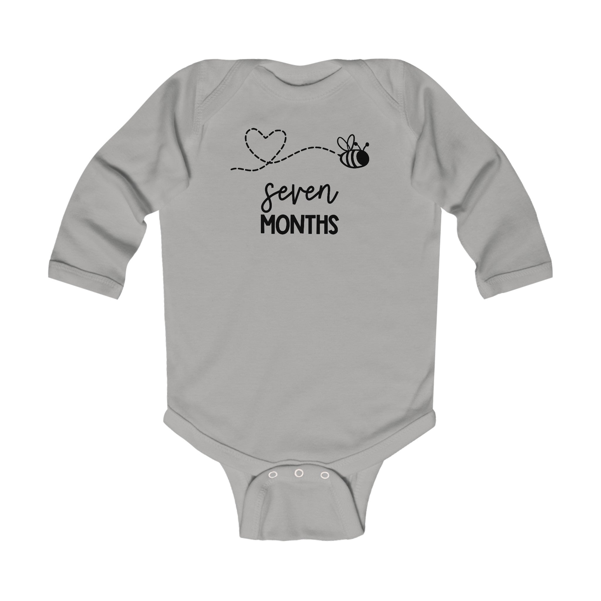 Seven Months, Seven Months Old, 7 months, Month Milestones, Baby Milestones, Infant Long Sleeve Bodysuit