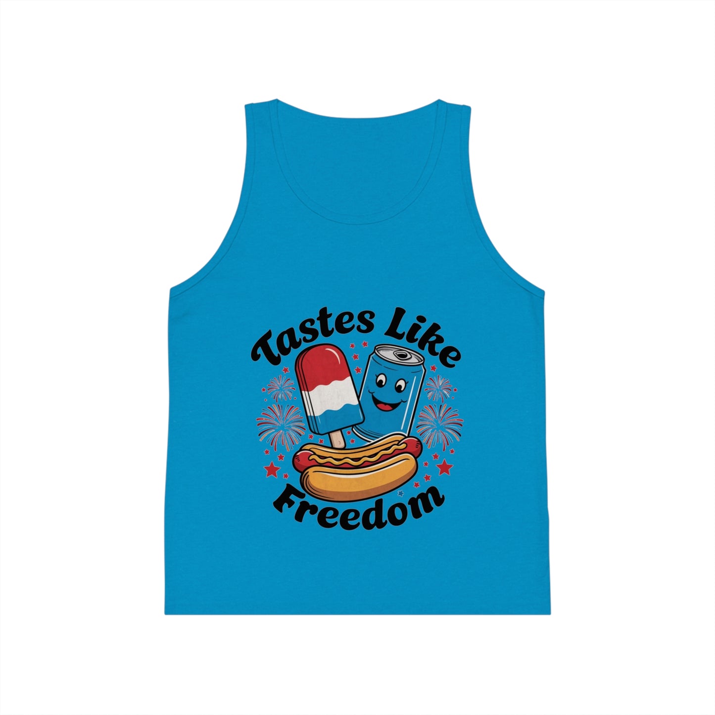 Tastes Like Freedom, Tastes Like Freedom Tank, Kids Tank, Kid's Jersey Tank Top