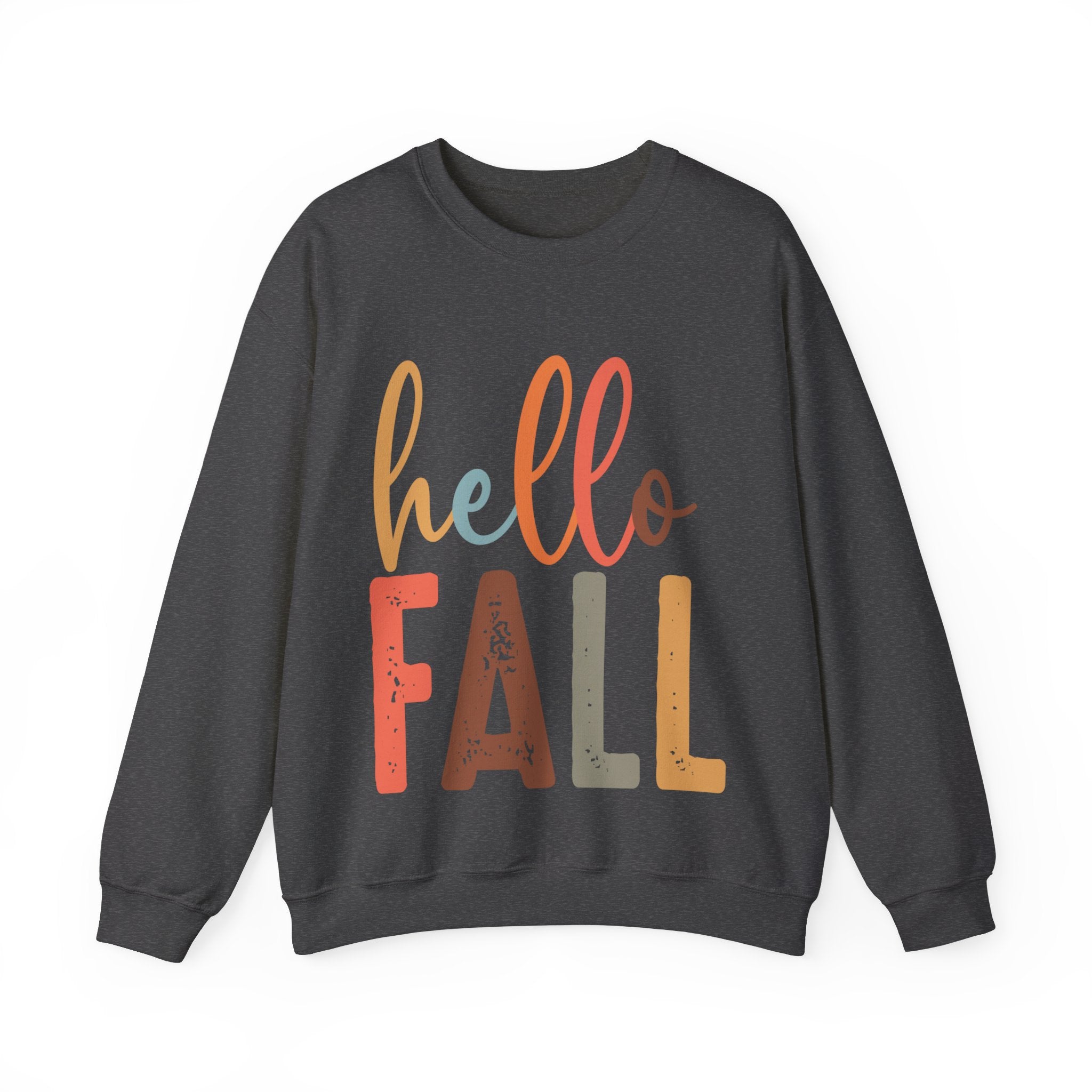 Hello Fall, Hellow Fall Sweatshirt,  Unisex Heavy Blend™ Crewneck Sweatshirt