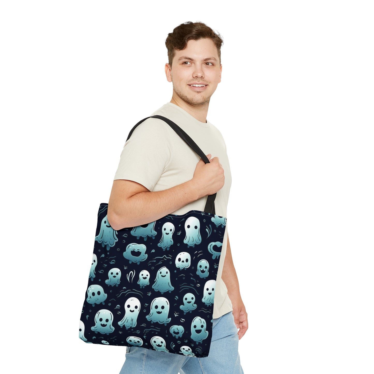 Halloween Cute Ghosts Tote Bag (AOP)