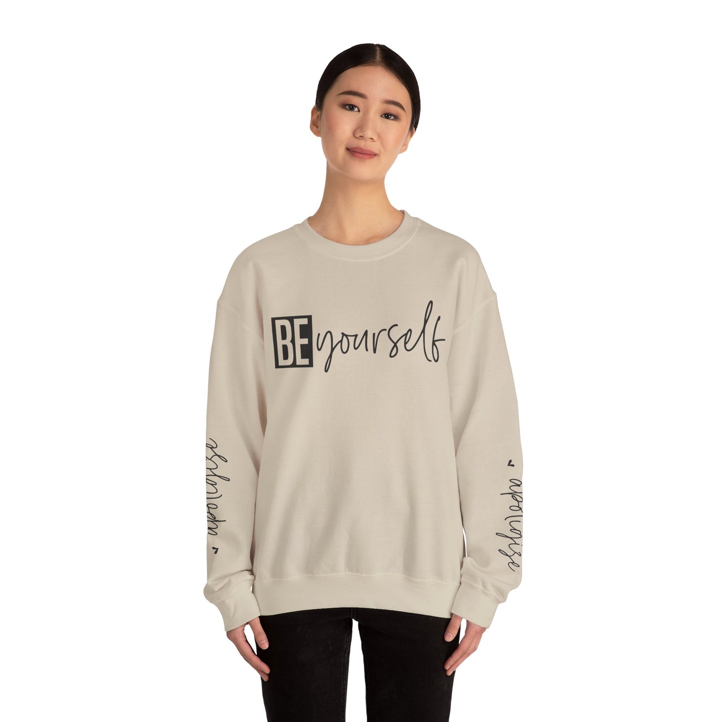 Be Yourself & Dont Apologise, Unisex Heavy Blend™ Crewneck Sweatshirt