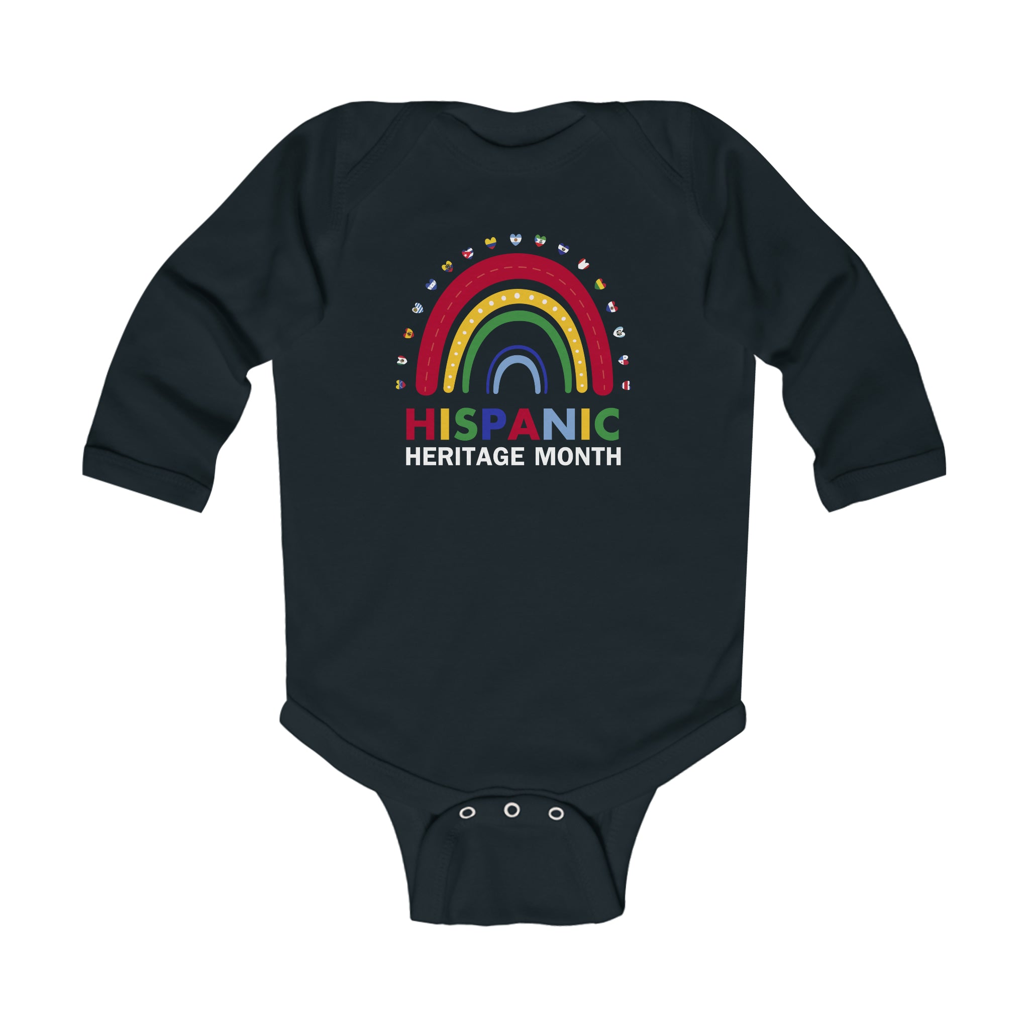 Rainbow - Hispanic Heritage Month Infant Long Sleeve Bodysuit