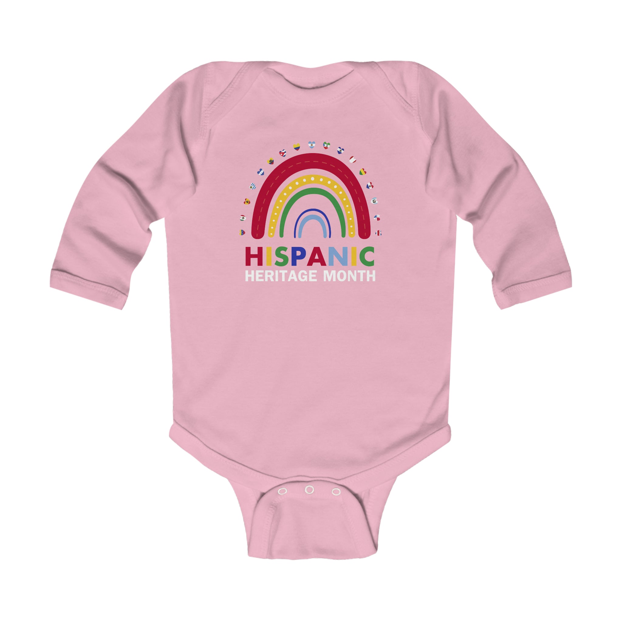Rainbow - Hispanic Heritage Month Infant Long Sleeve Bodysuit