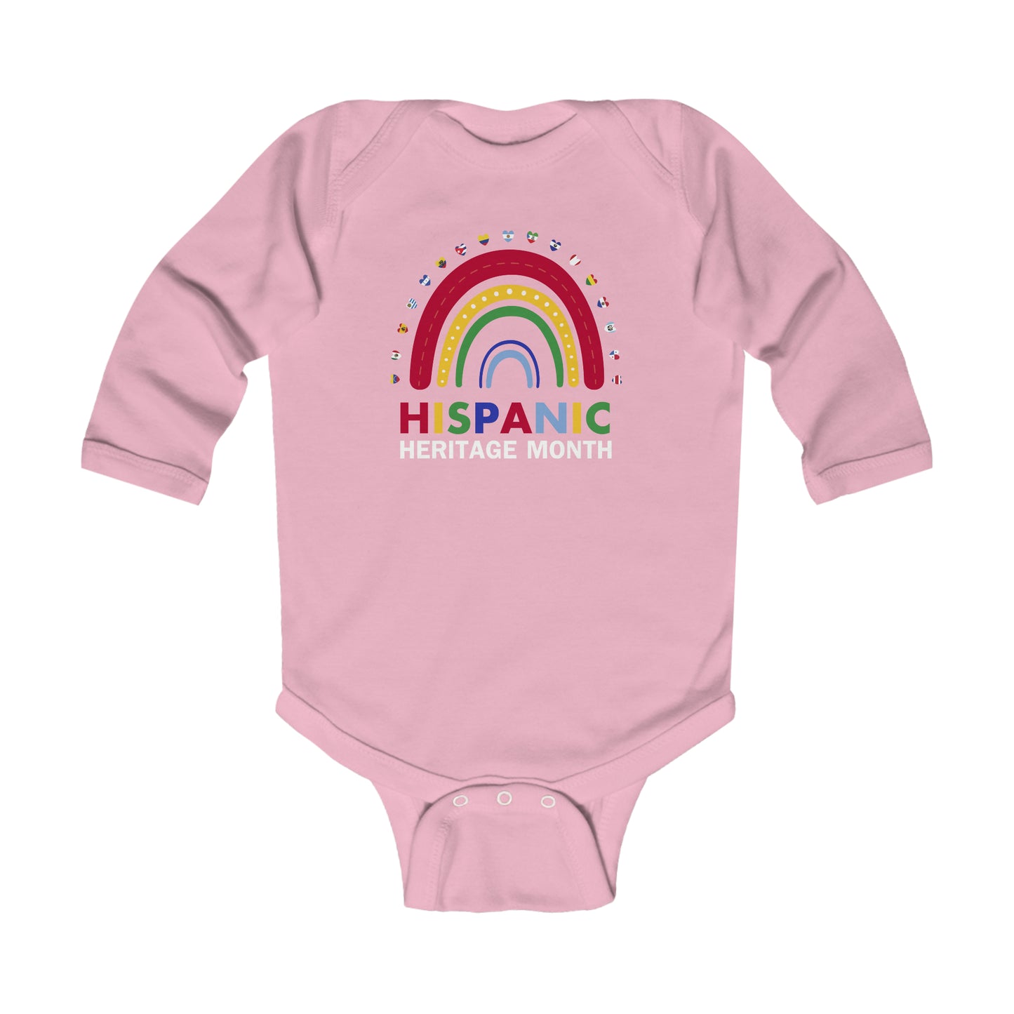 Hispanic Heritage Month Infant Long Sleeve Bodysuit