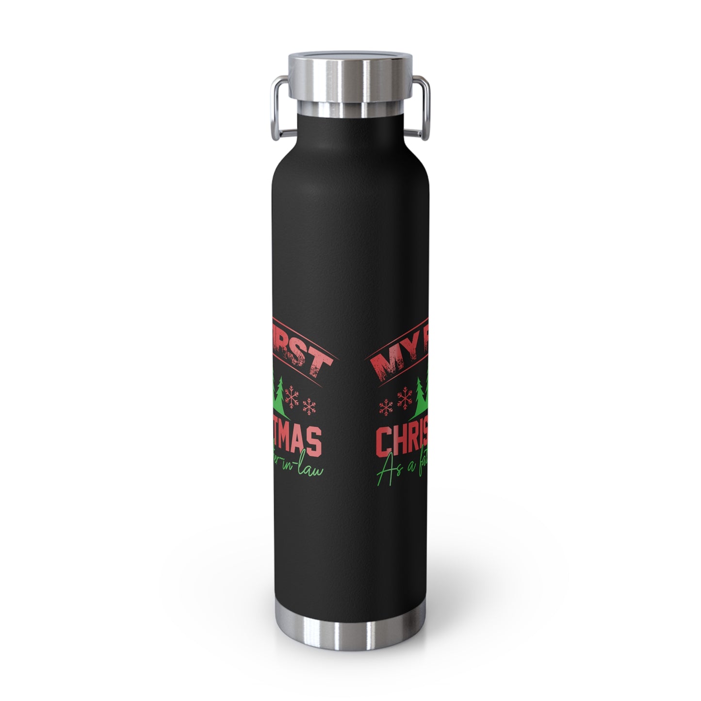 My First Christmas as a Father-In-Law Copper Vacuum Insulated Bottle, 22oz