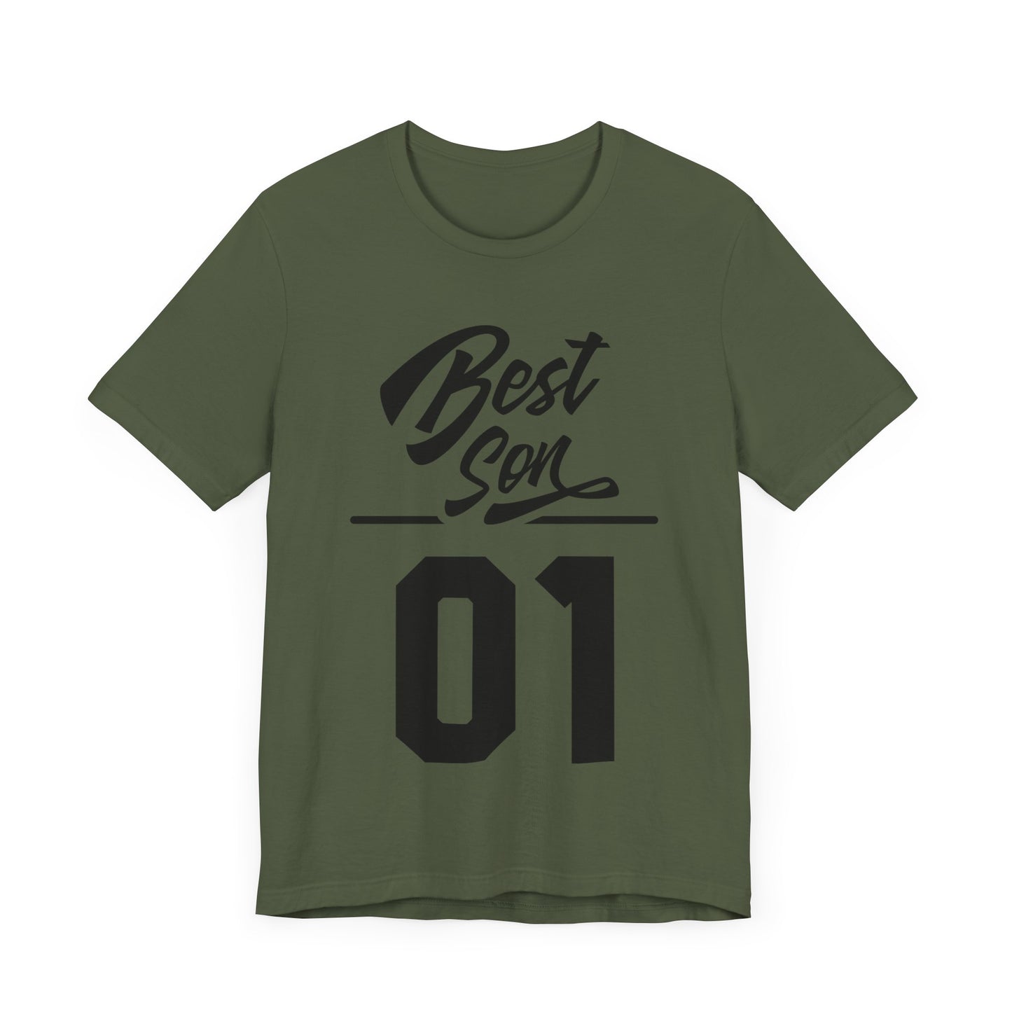 Best Son 01, Best Son Tee, Best Son T-shirt, Gift for Son, Dad to Son Gift, Unisex Jersey Short Sleeve Tee