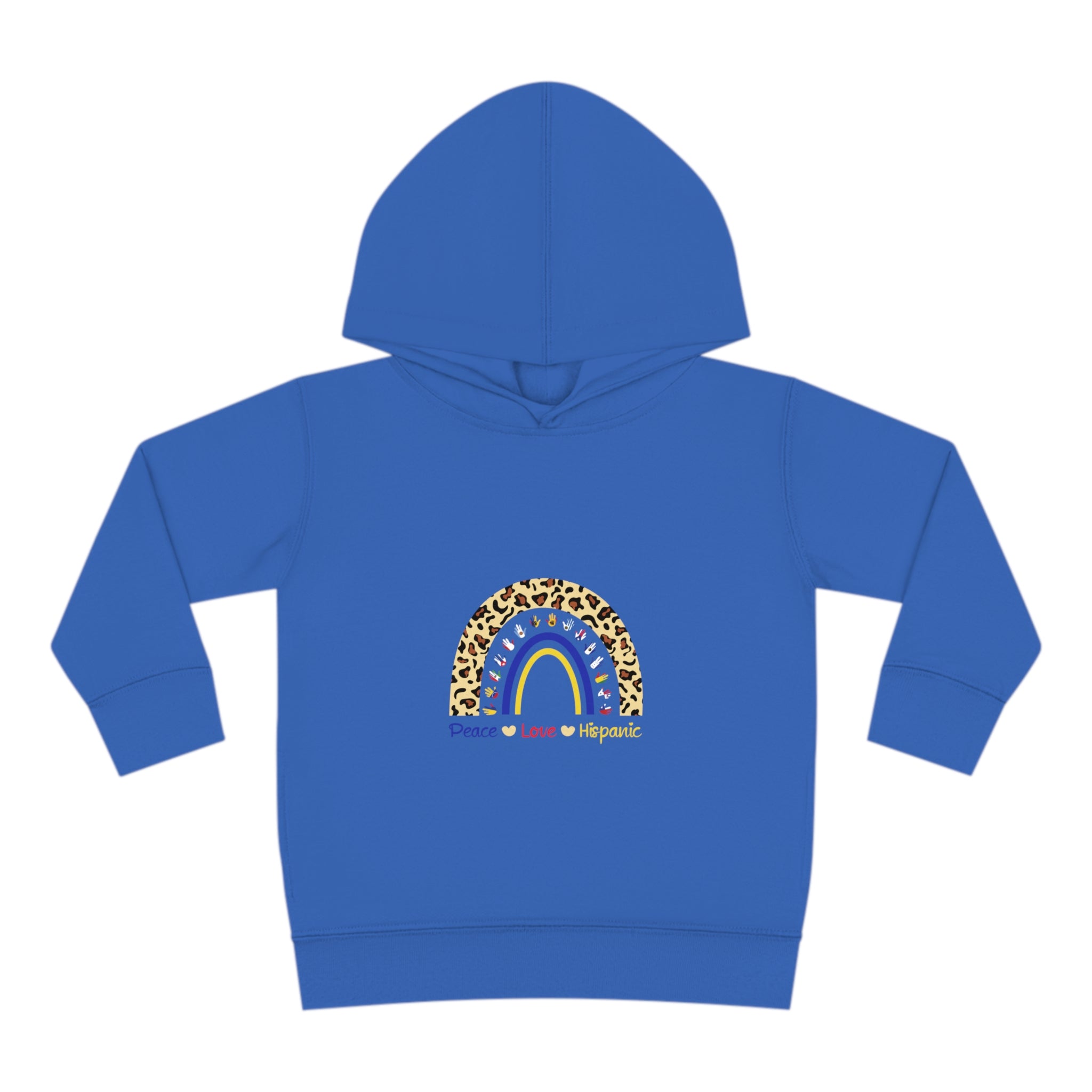 Leopard Rainbow - Hispanic Heritage Month Toddler Hoodie