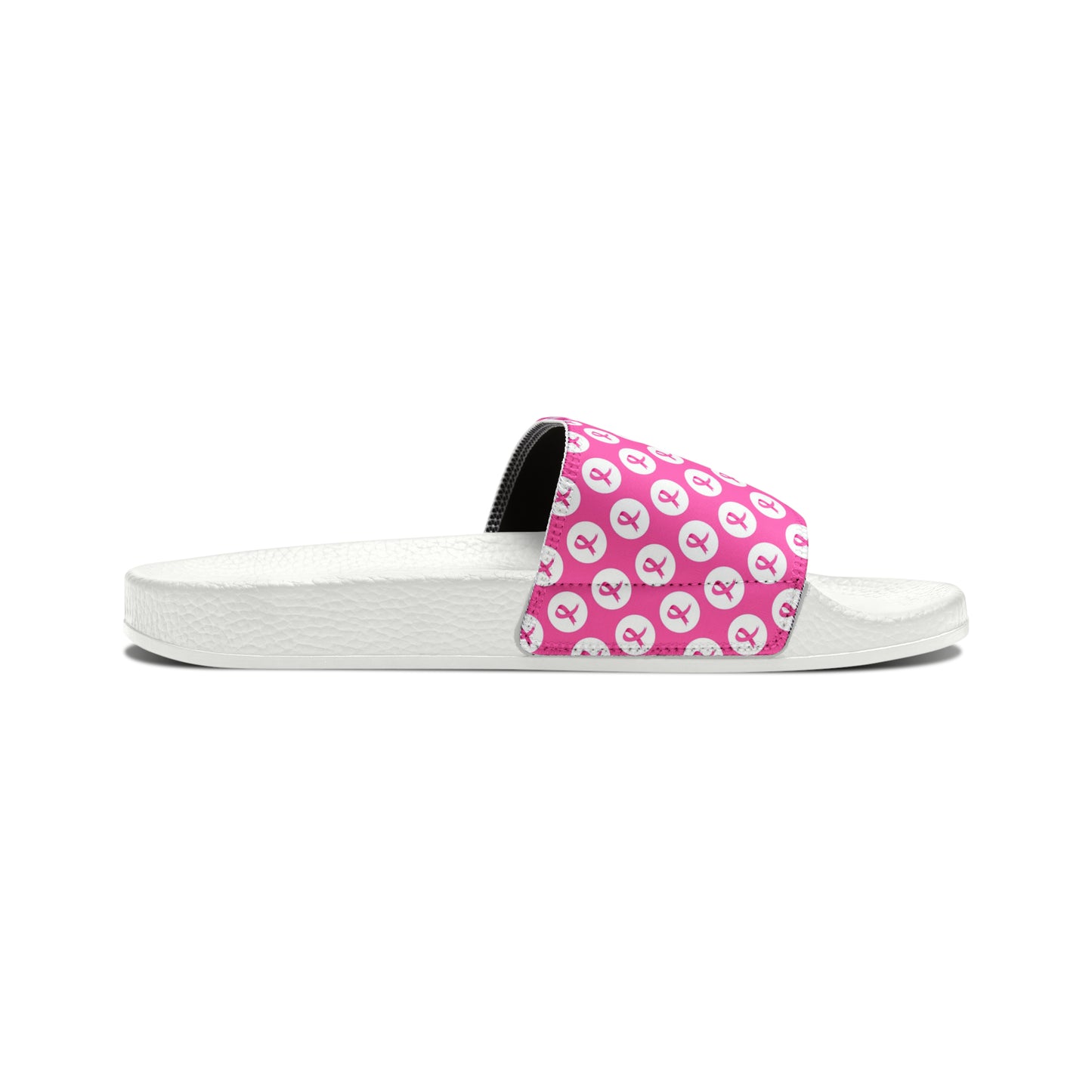 Breast Cancer Women's PU Slide Sandals