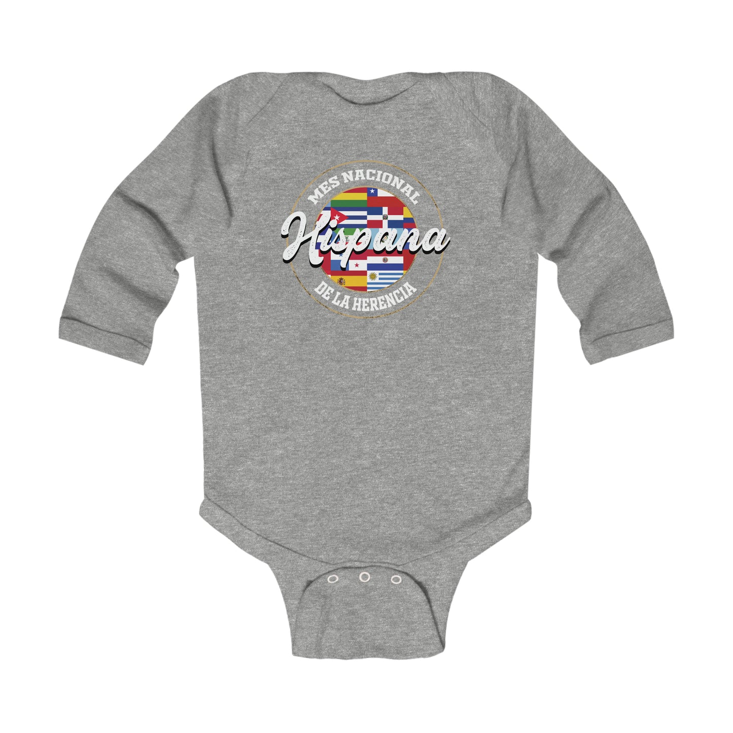 Hispanic Heritage Month Infant Long Sleeve Bodysuit