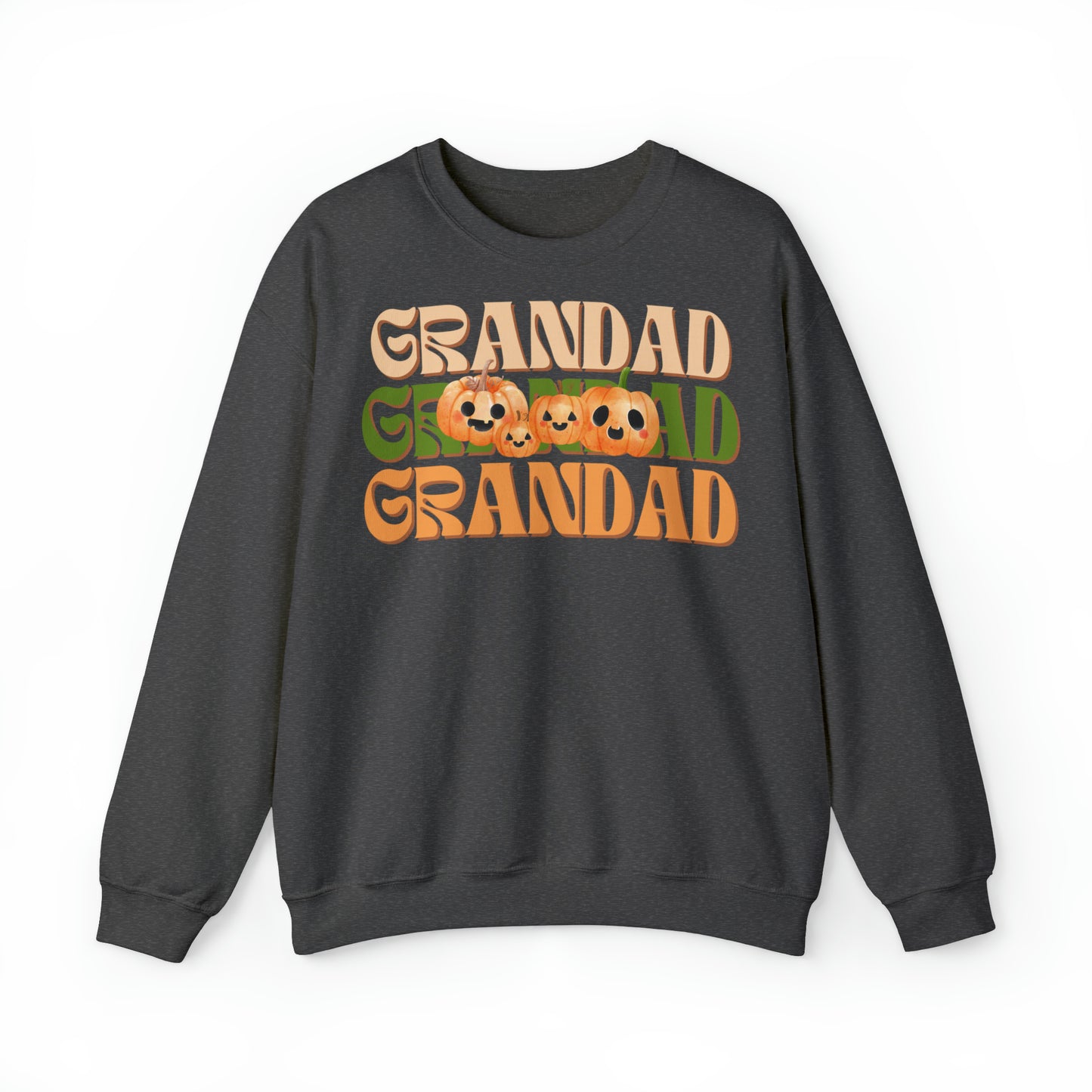 Grandad Pumpkin Unisex Heavy Blend™ Crewneck Sweatshirt