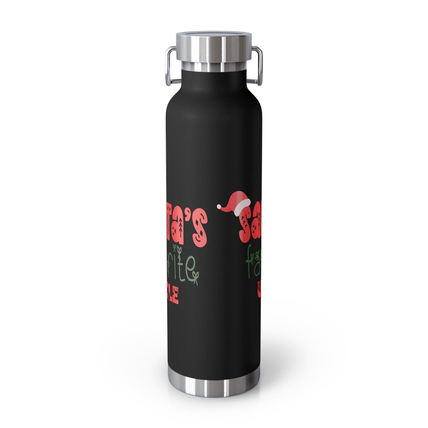 Santa's Favorite Uncle Copper Vacuum Insulated Bottle, 22oz