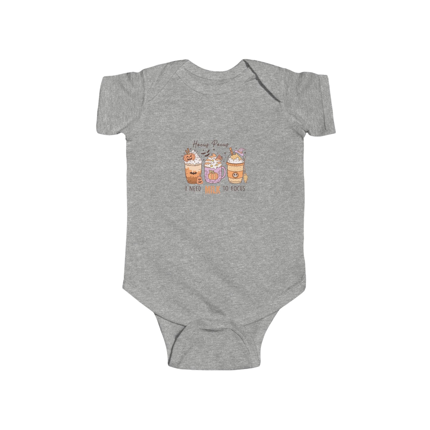 Hocus Pocus I Need Milk To Focus Infant Fine Jersey Bodysuit