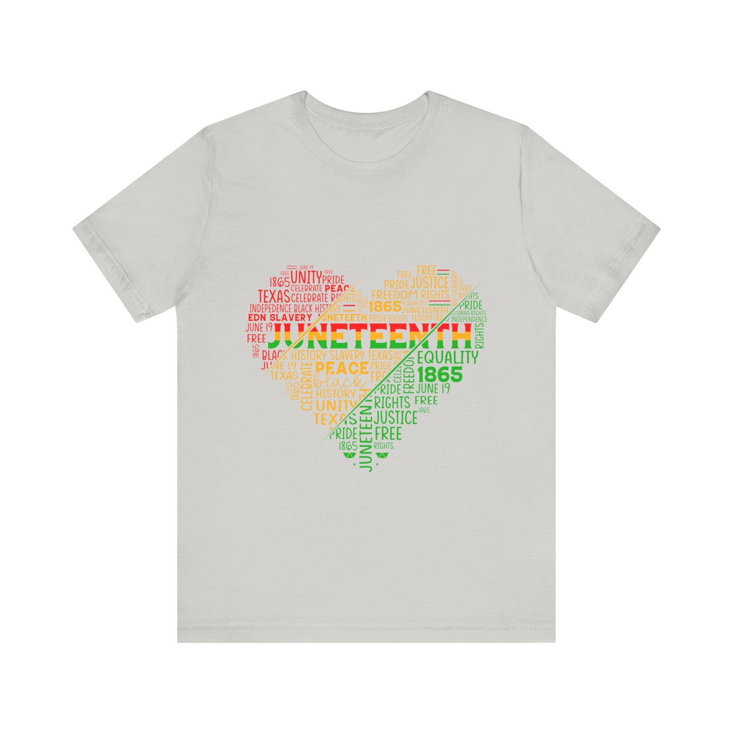 Juneteenth Heart Shirt, Juneteenth shirt unisex, Black Culture, Black History, Black Lives Matter Tee, Juneteenth T-Shirt, Free-ish Shirt, Unisex Jersey Short Sleeve Tee