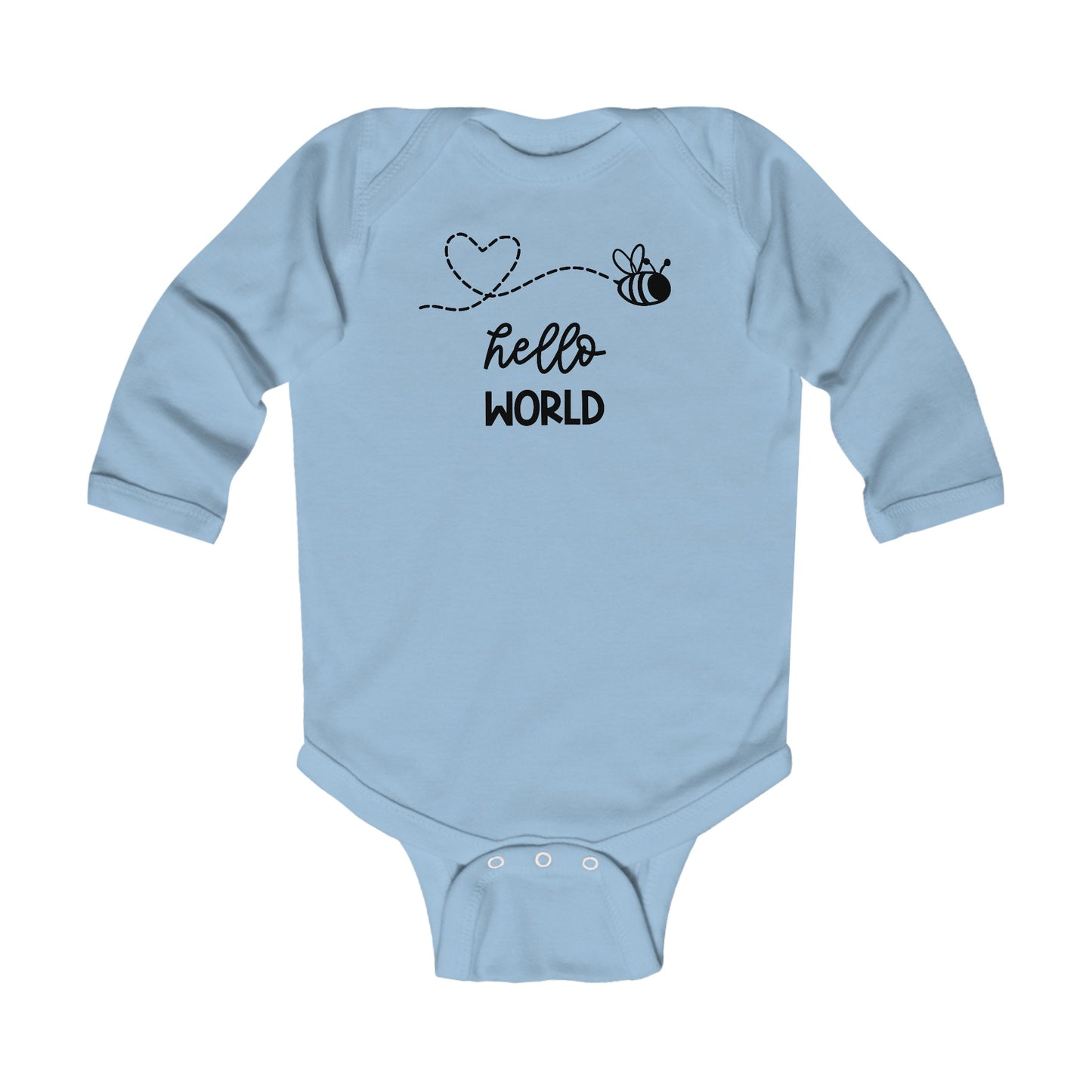 Hello World, New Baby Arrival, New Baby, New baby Onesie, Infant Long Sleeve Bodysuit