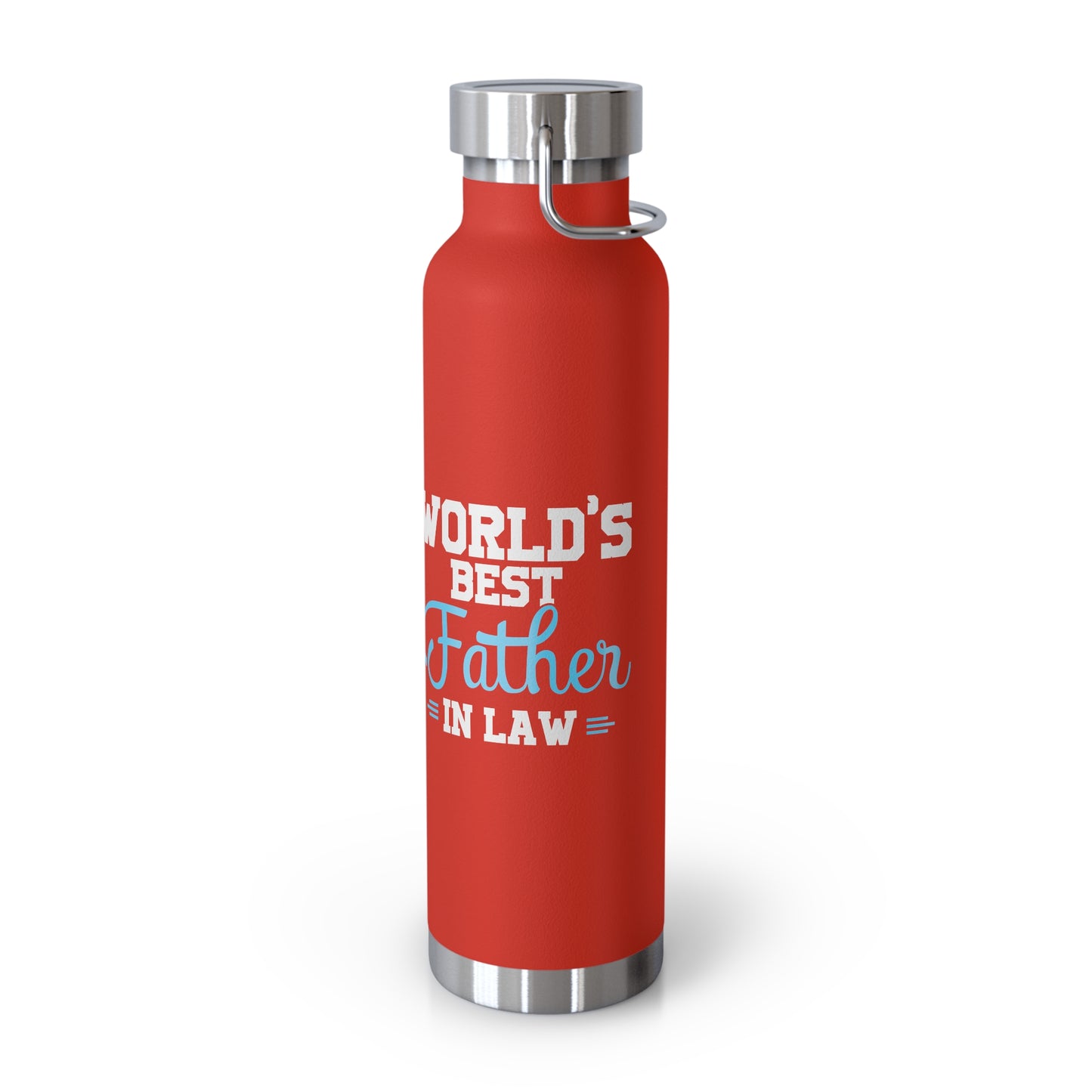 World's Best Father-In-Law Copper Vacuum Insulated Bottle, 22oz