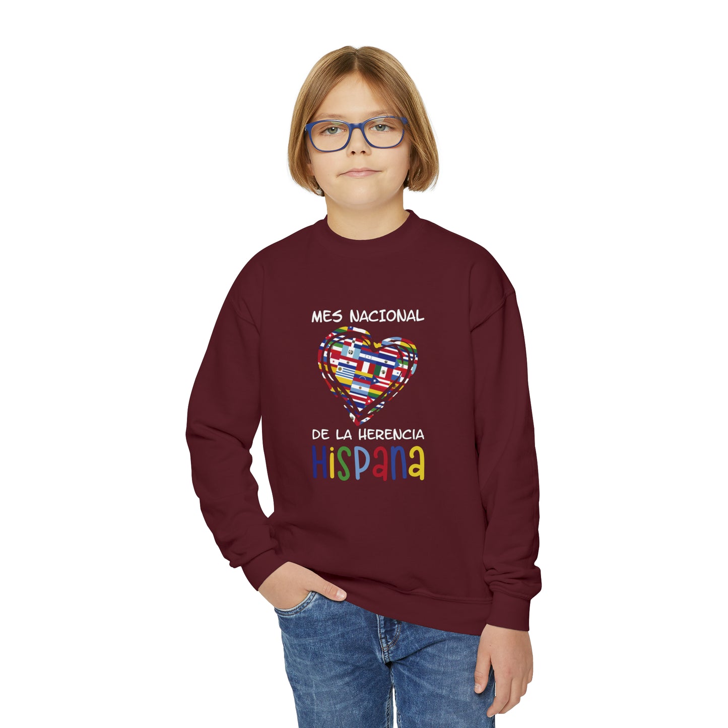 Hispanic Heritage Month Youth Crewneck Sweatshirt