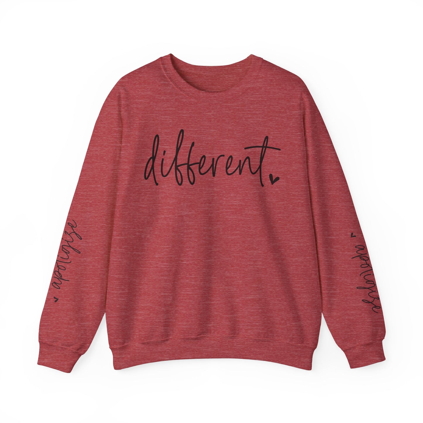 Different & Don't Apologise, Unisex Heavy Blend™ Crewneck Sweatshirt