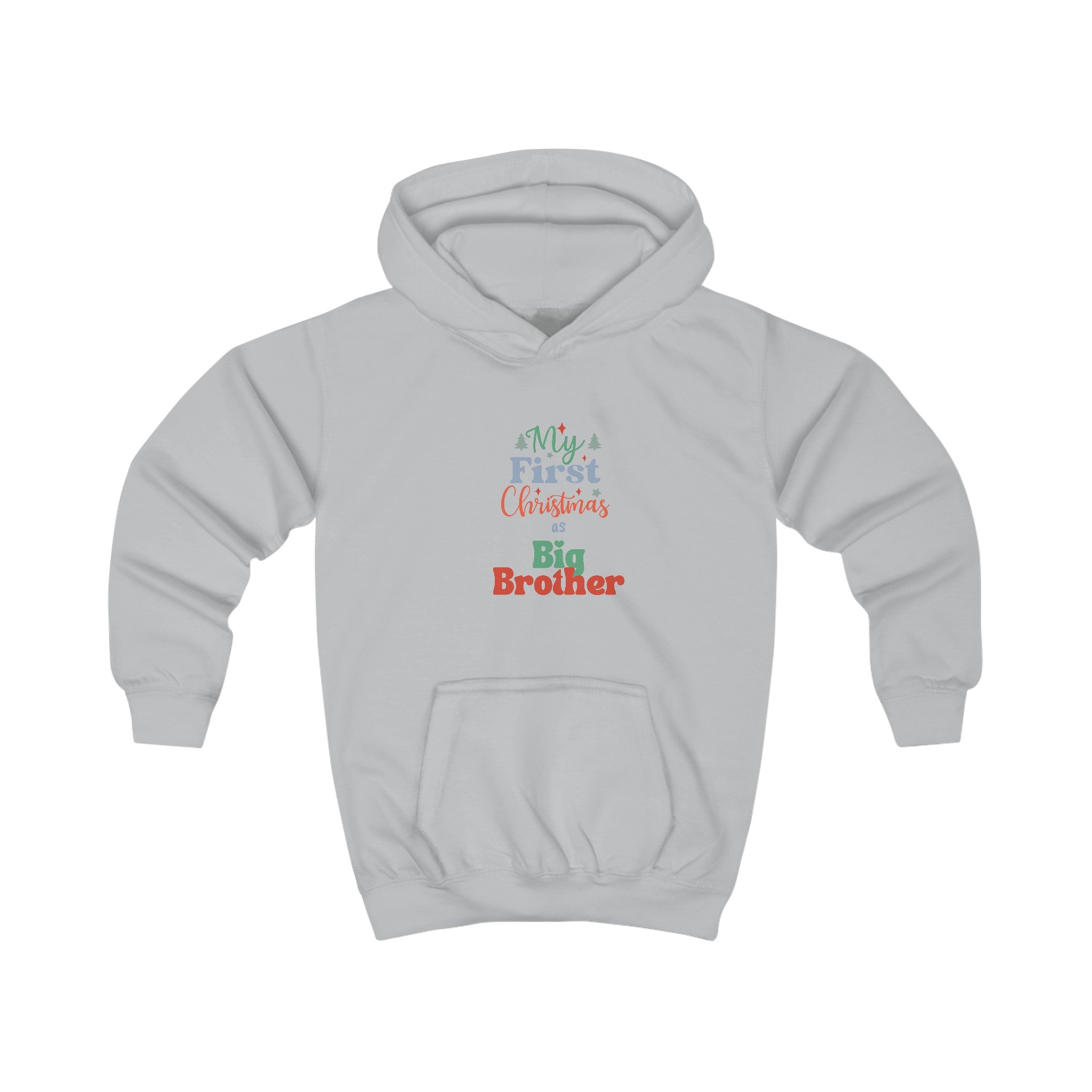 My First Christmas as Big Brother Kids Hoodie