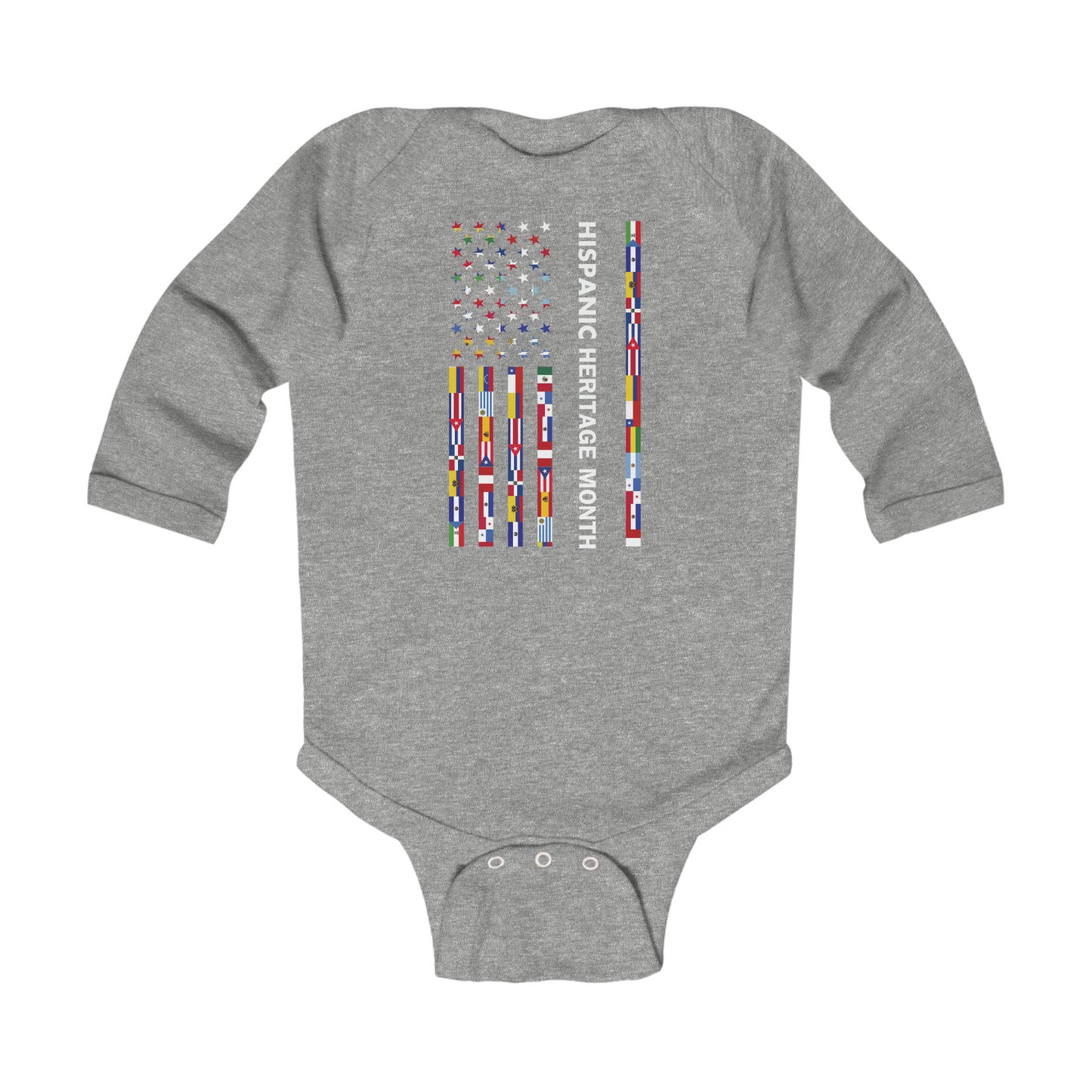 Hispanic Heritage Month Infant Long Sleeve Bodysuit