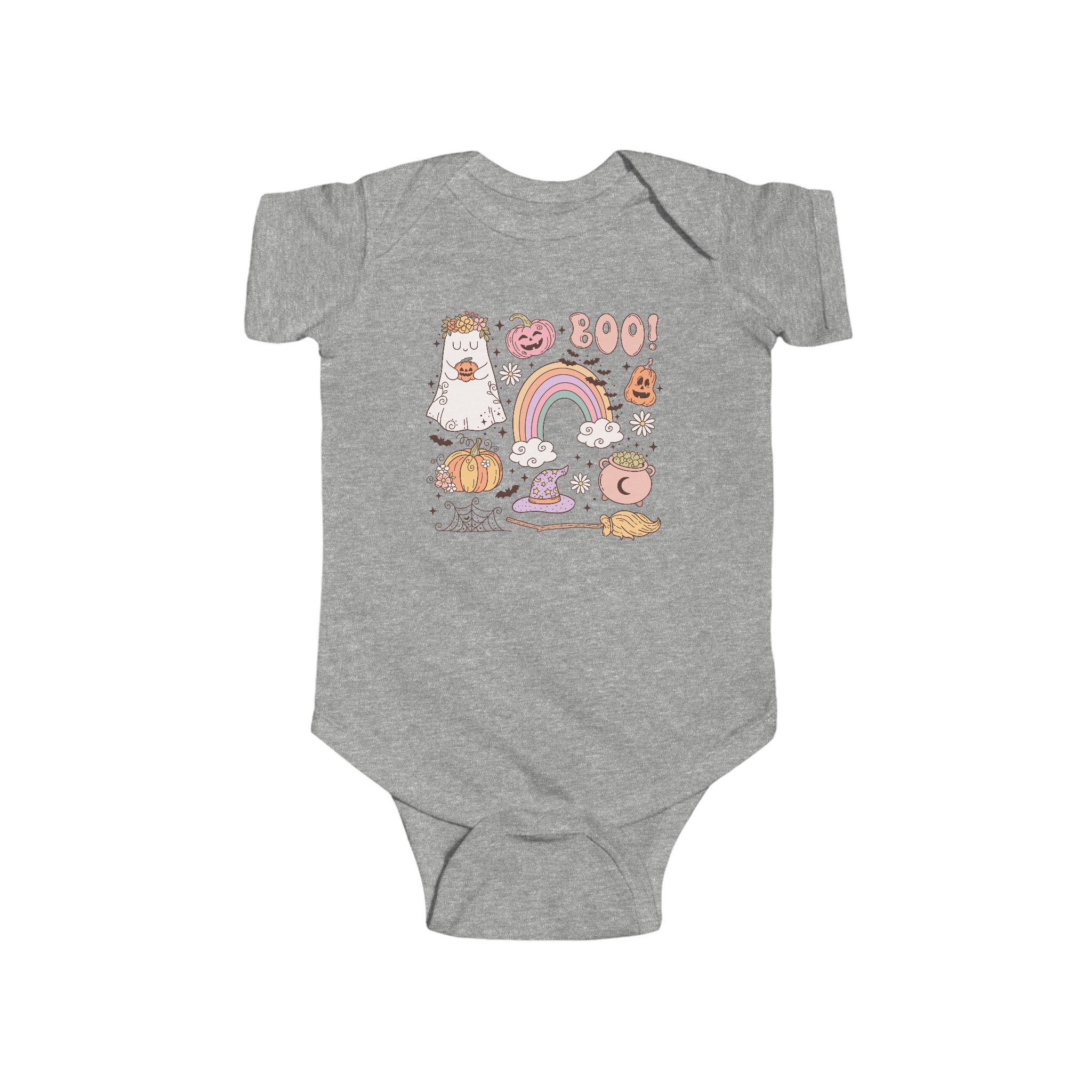 Boo Halloween Infant Fine Jersey Bodysuit