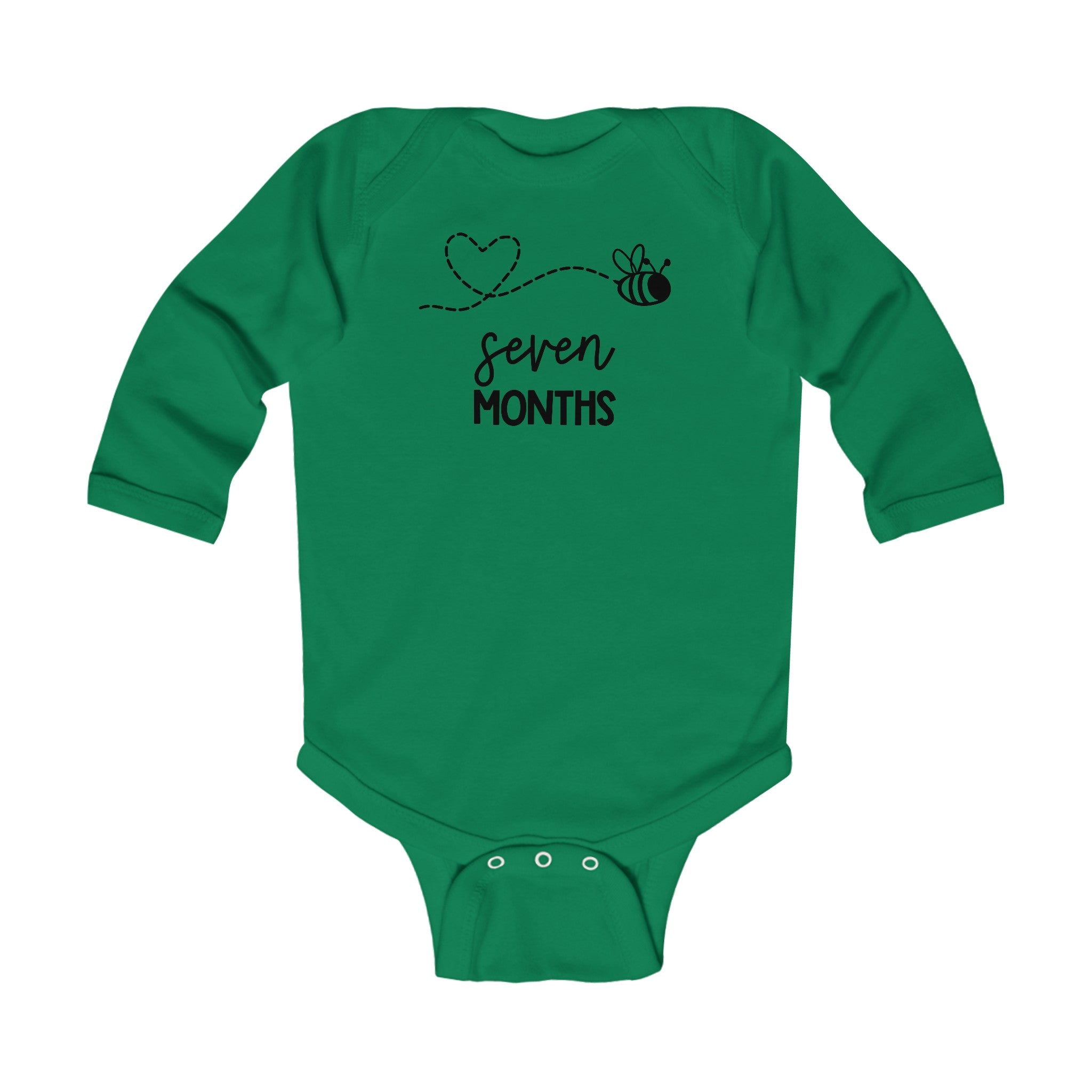 Seven Months, Seven Months Old, 7 months, Month Milestones, Baby Milestones, Infant Long Sleeve Bodysuit