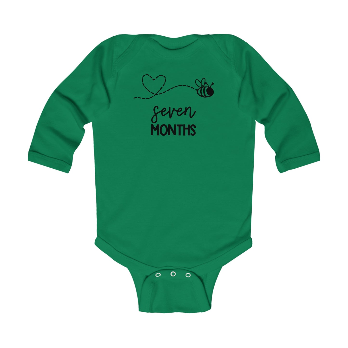 Seven Months, Seven Months Old, 7 months, Month Milestones, Baby Milestones, Infant Long Sleeve Bodysuit