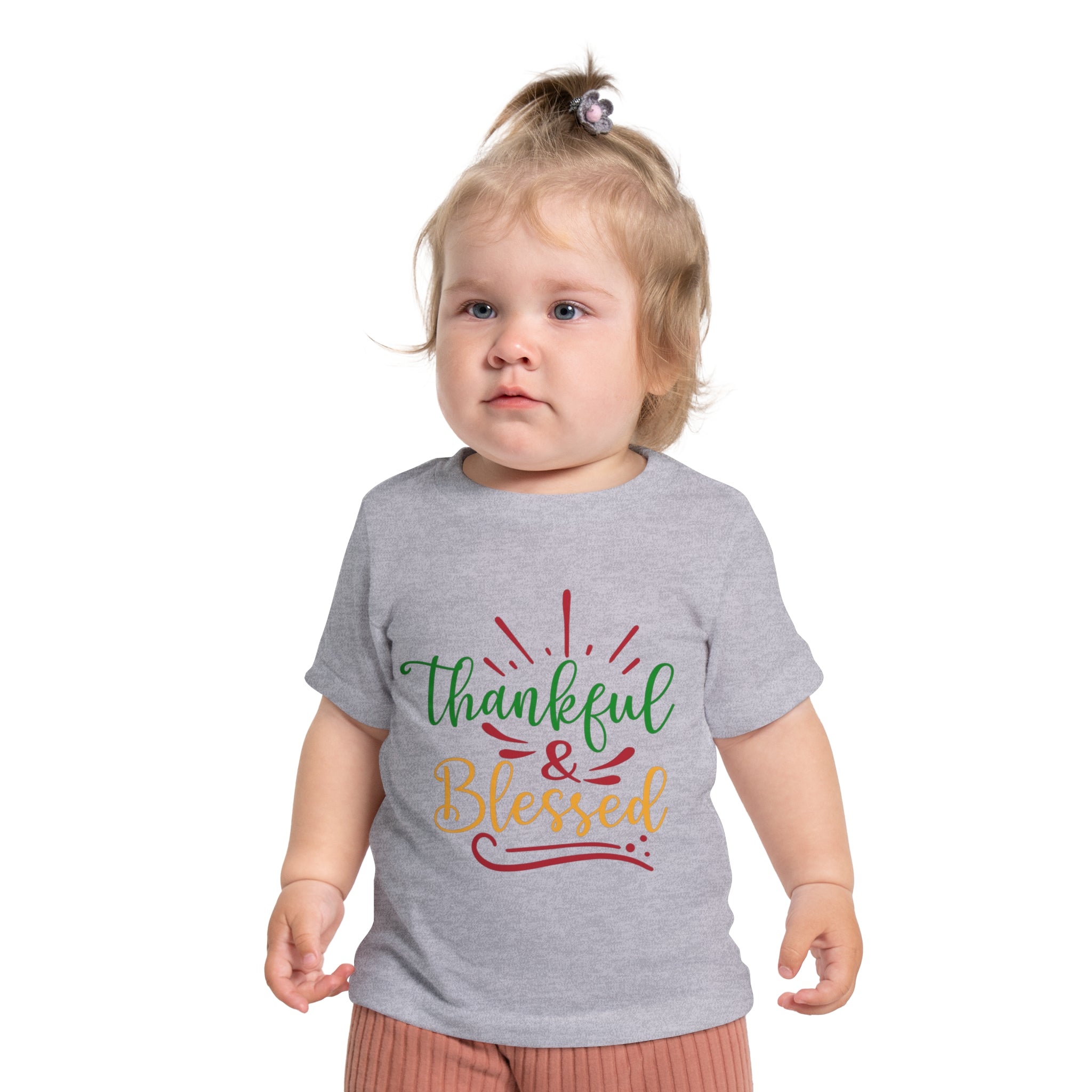 Thankful & Blessed Baby Short Sleeve T-Shirt
