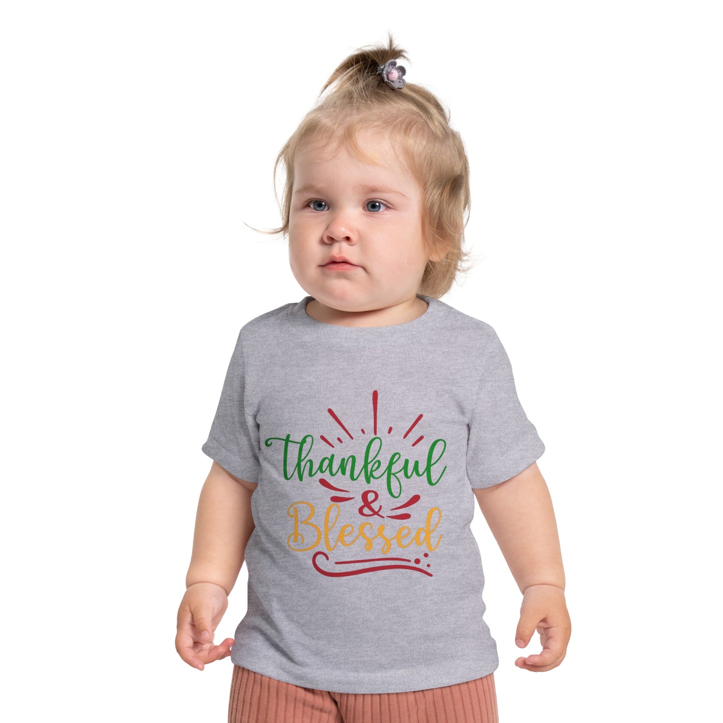 Thankful & Blessed Baby Short Sleeve T-Shirt