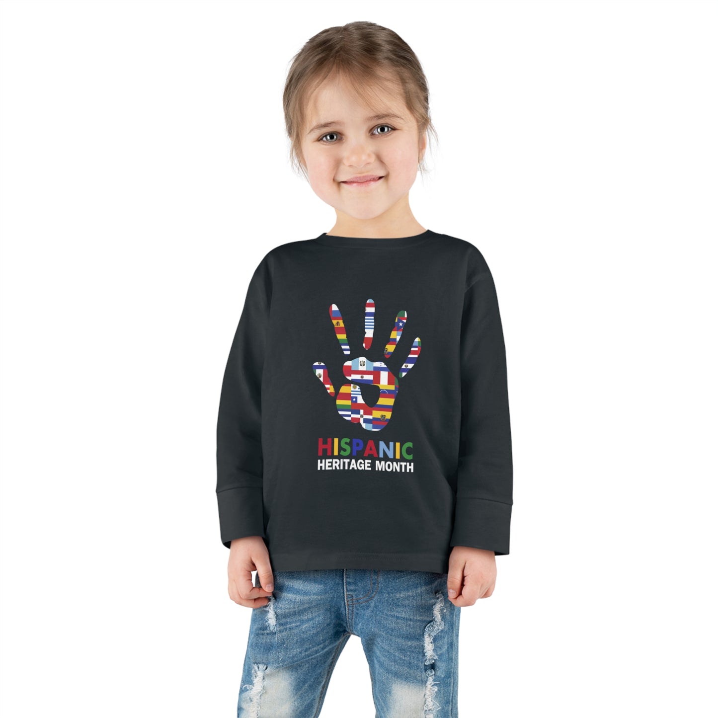 Hispanic Heritage Month Toddler Long Sleeve Tee