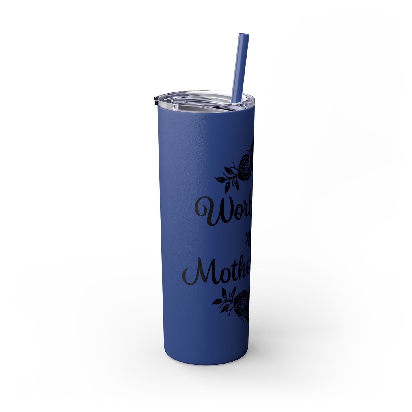 World's Best Mother-In-Law Skinny Tumbler with Straw, 20oz