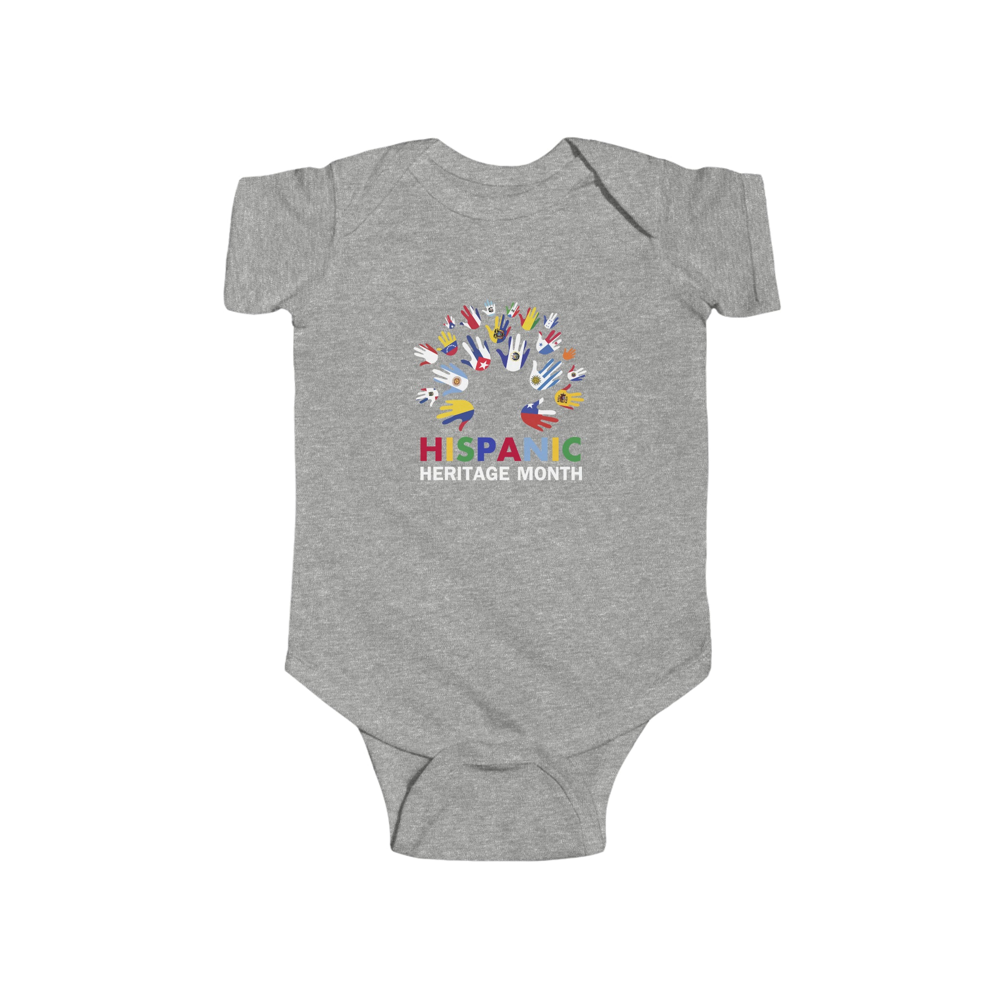 Rainbow Hands - Hispanic Heritage Month Infant  Bodysuit