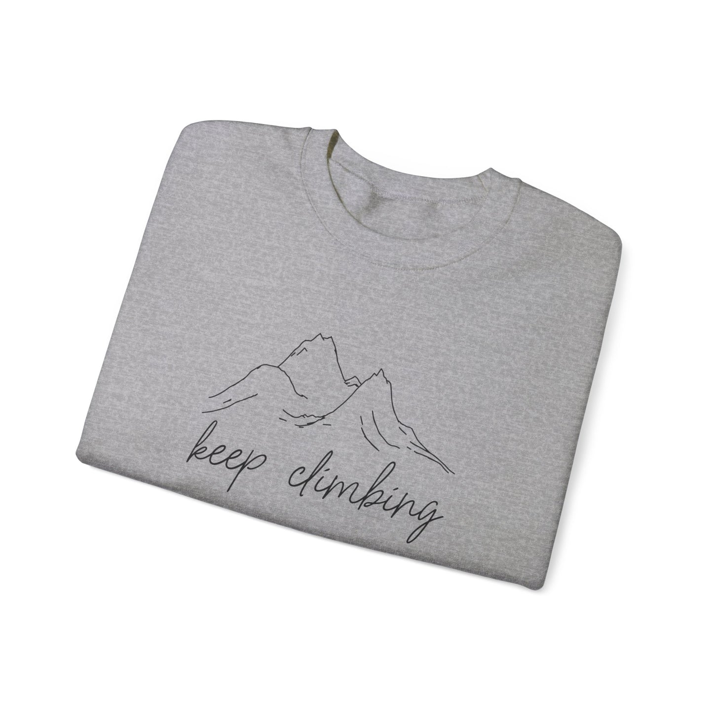 Keep Climbing, Do Hard Things, Unisex Heavy Blend™ Crewneck Sweatshirt