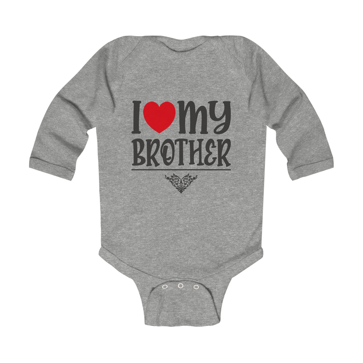 I Love My Brother Infant Long Sleeve Bodysuit