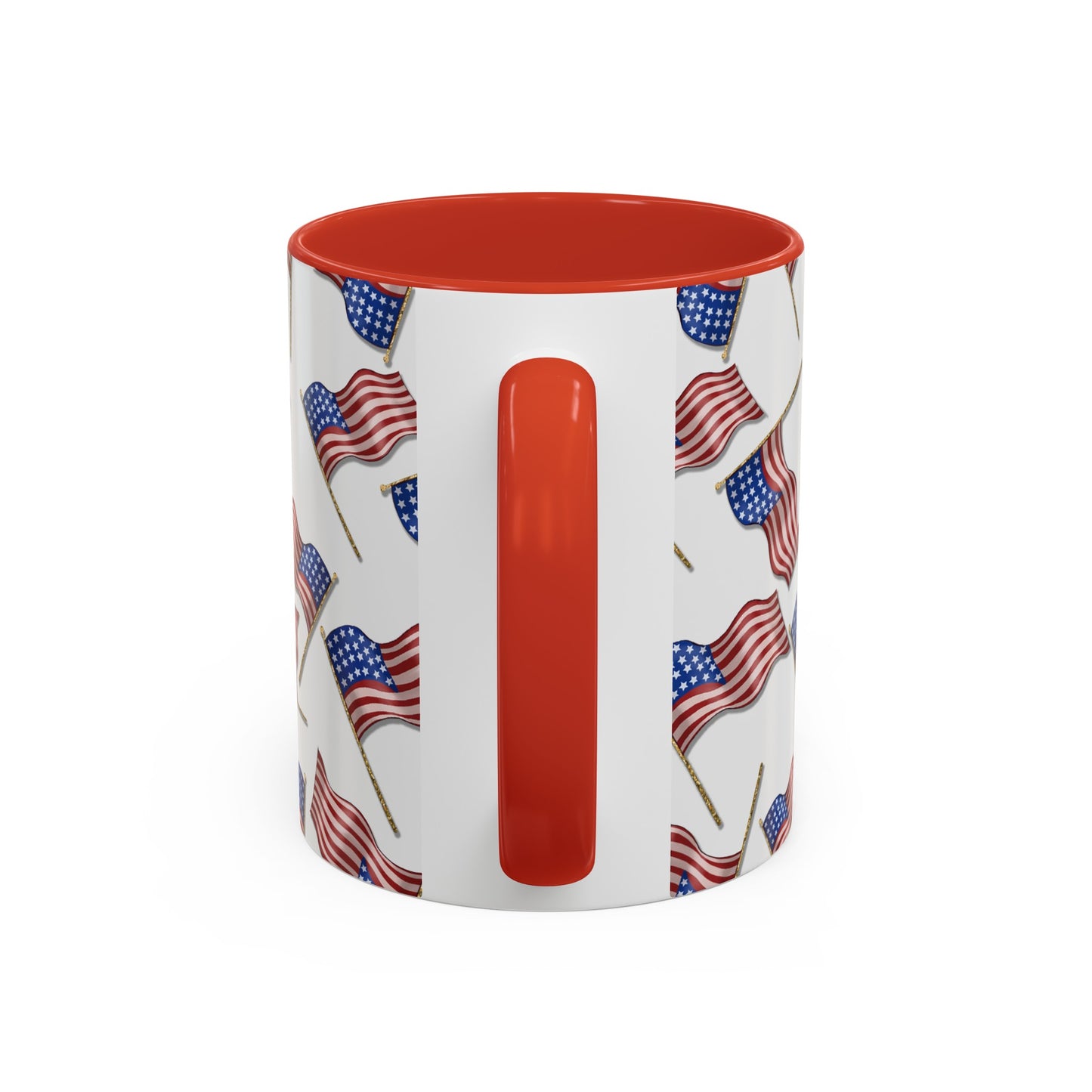 Memorial Day, American Flags, Americana, American, Accent Coffee Mug, 11oz