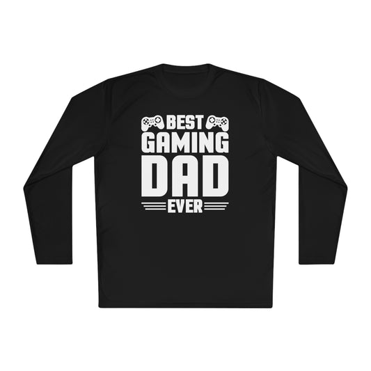 Best Gaming Dad Ever, Gaming Dad Tee, Gamer Dad, Dad Tee, Unisex Lightweight Long Sleeve Tee