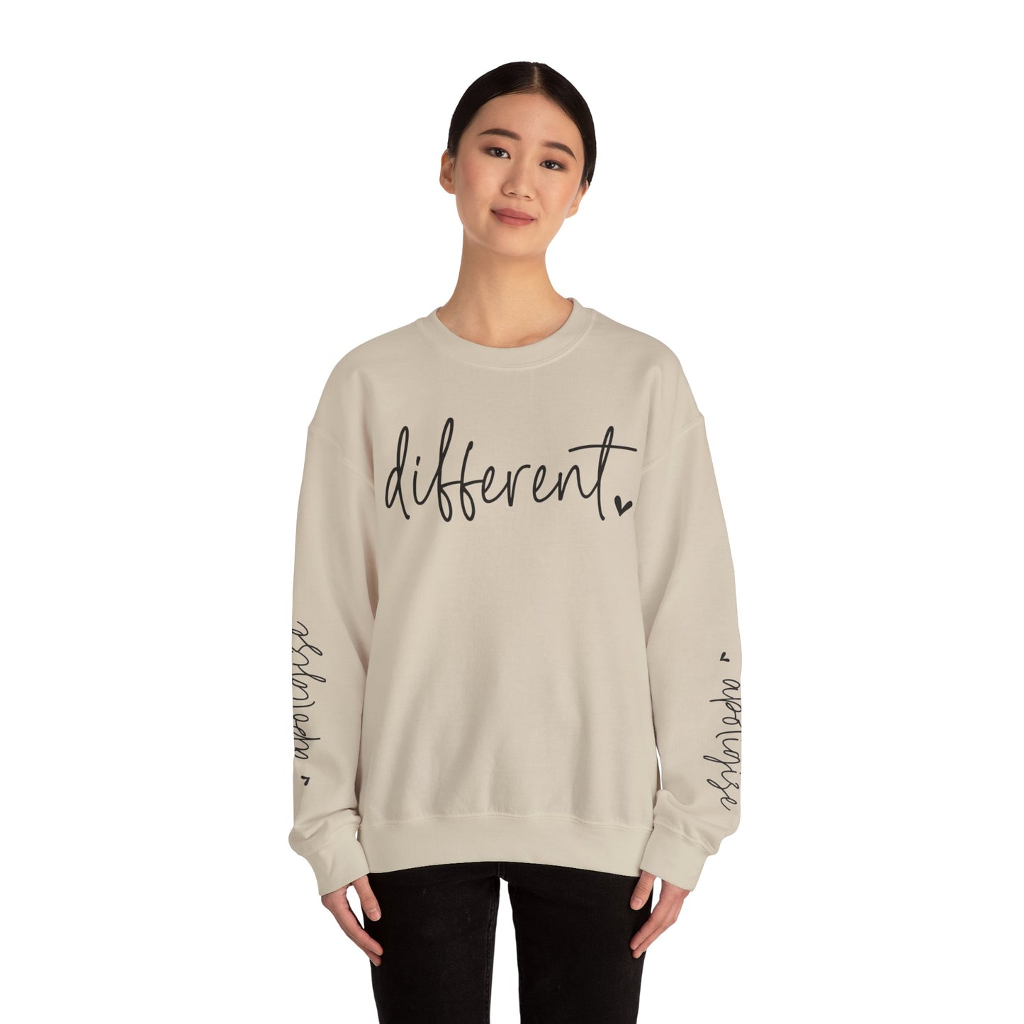 Different & Don't Apologise, Unisex Heavy Blend™ Crewneck Sweatshirt