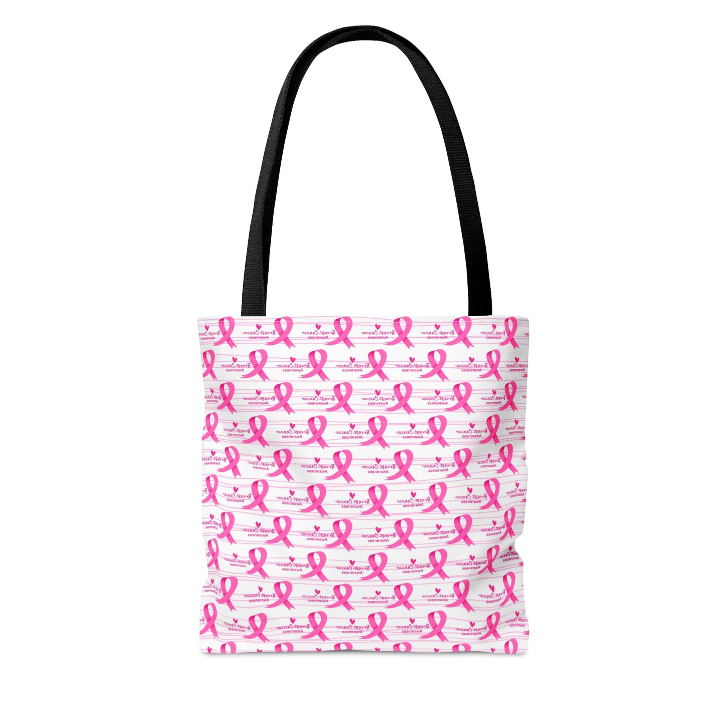 Pink Ribbon Breast Cancer Awareness Tote Bag