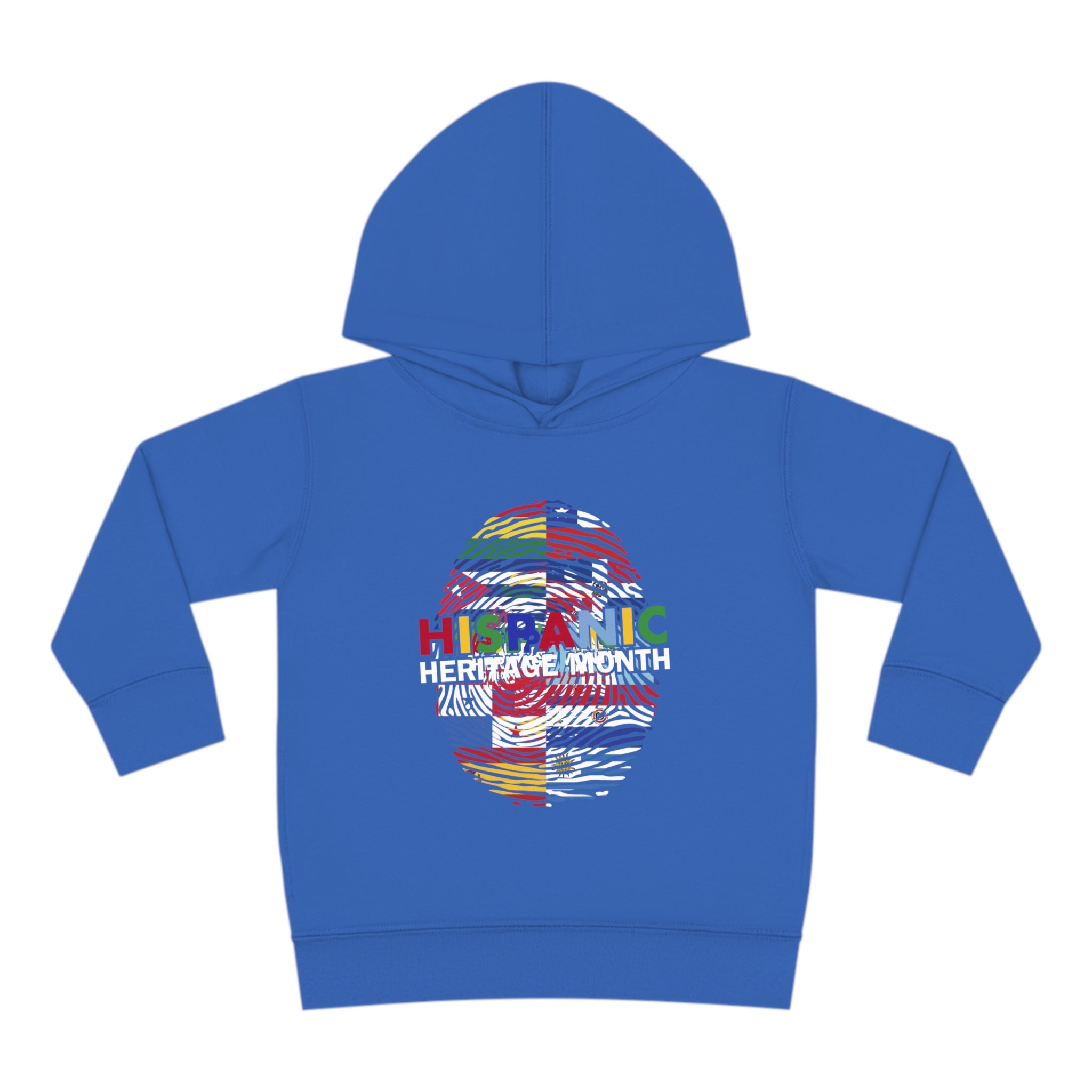 Flag Fingerprint - Hispanic Heritage Month Toddler Hoodie