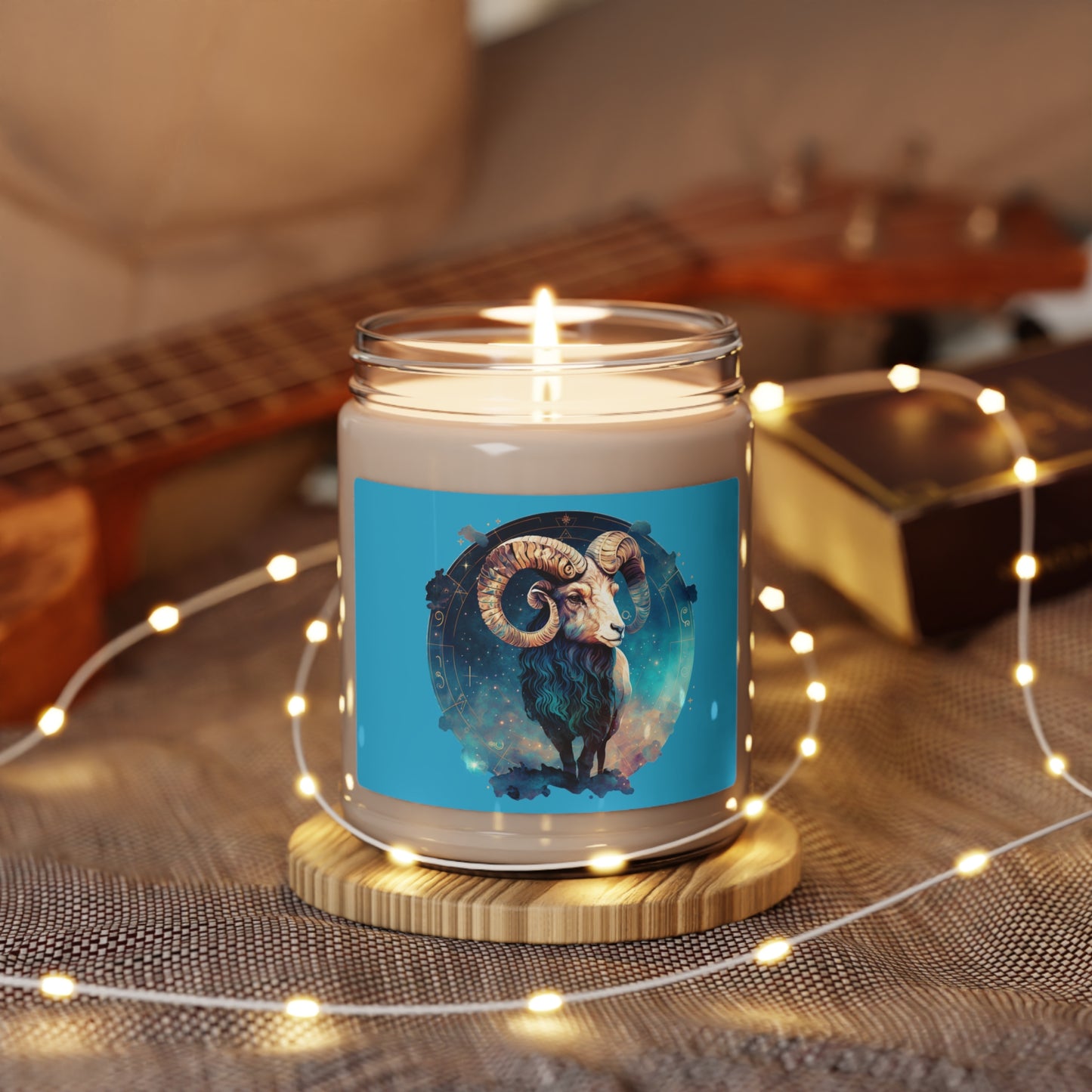 Aries Star Sign Soy Candle Zodiac Customized Candle Gift For Birthday