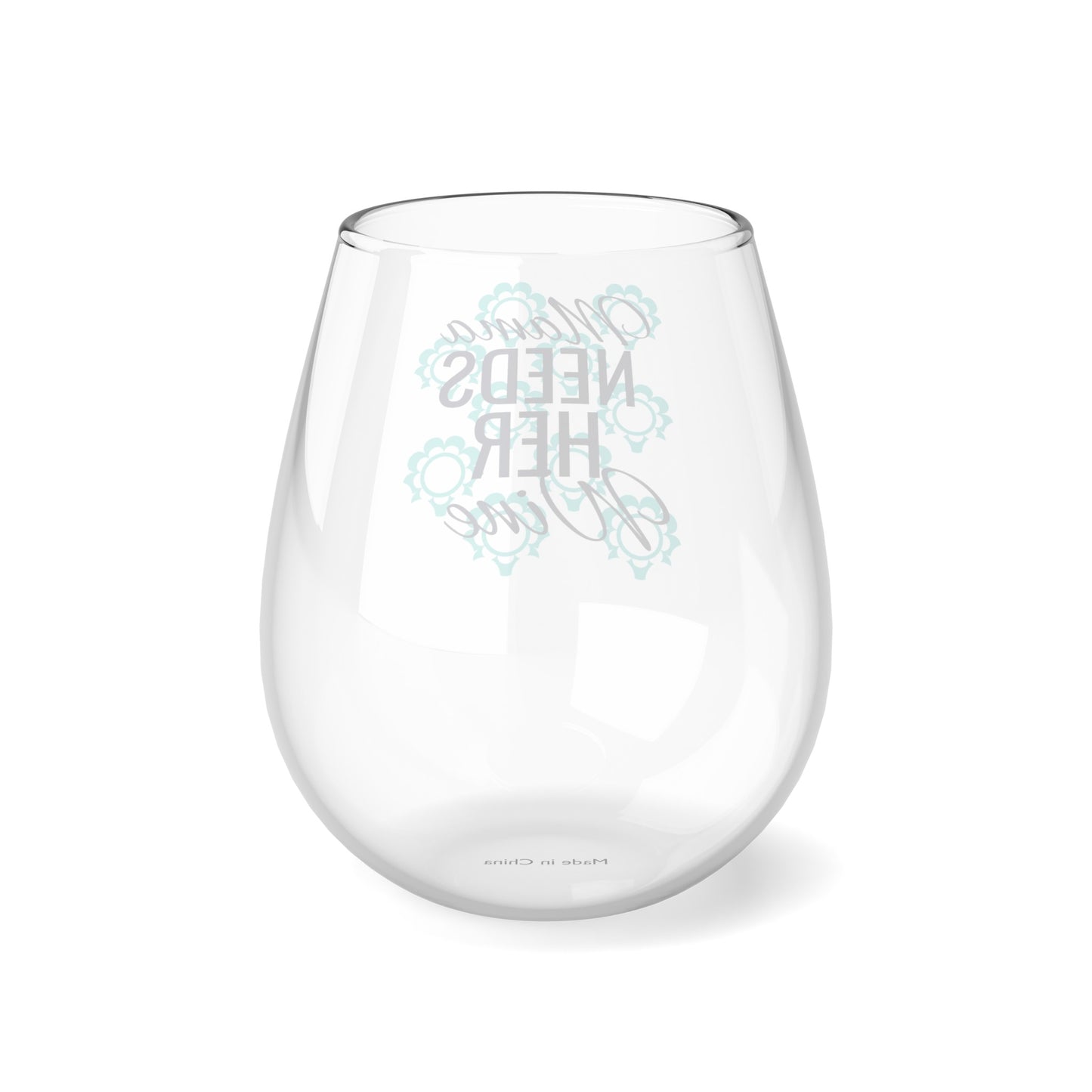 Mama Needs Her Wine Stemless Wine Glass, 11.75oz