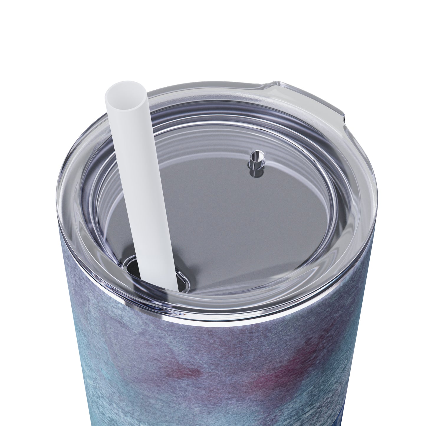 Feasting For Two Skinny Tumbler with Straw, 20oz