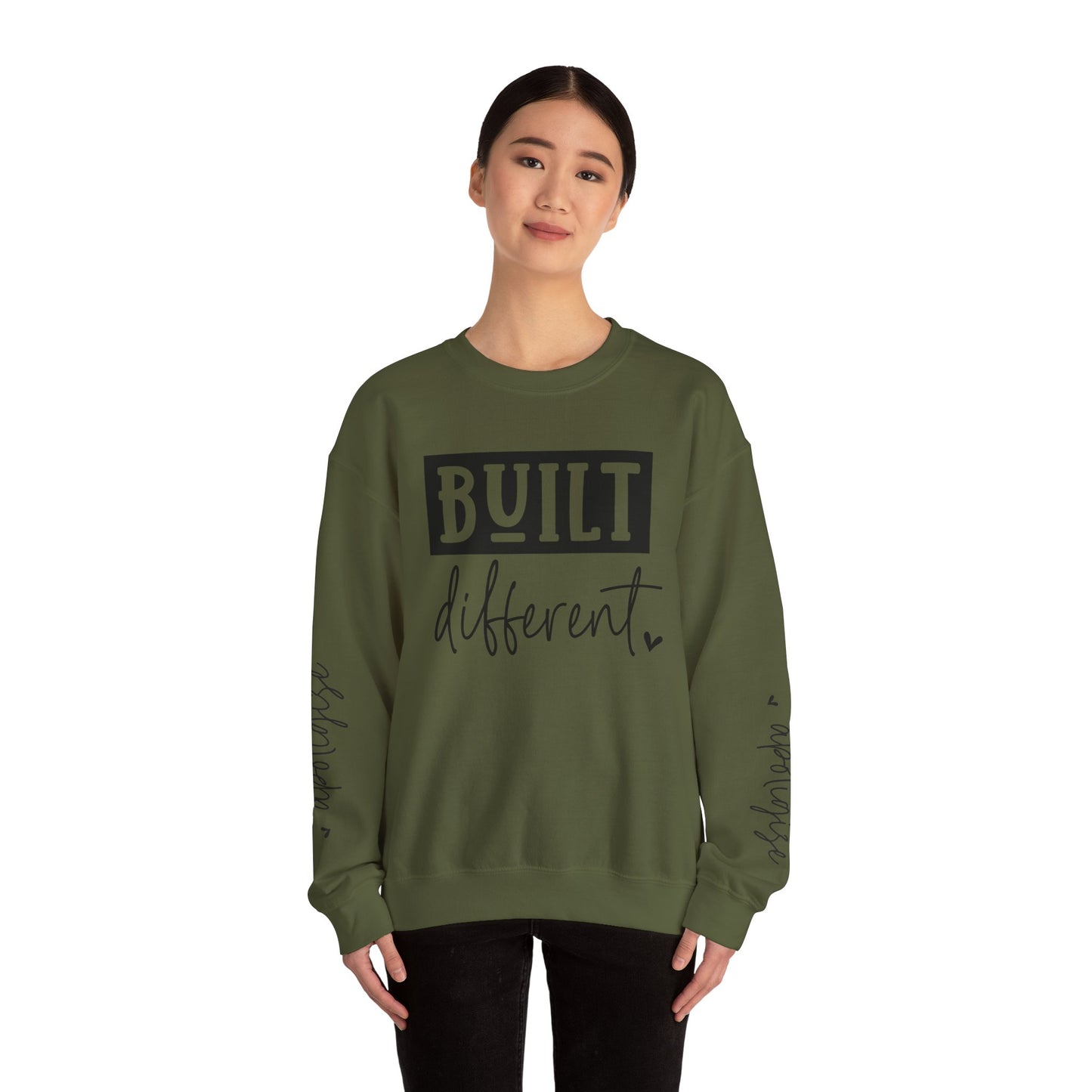 Built Different & Don't Apologise, Unisex Heavy Blend™ Crewneck Sweatshirt