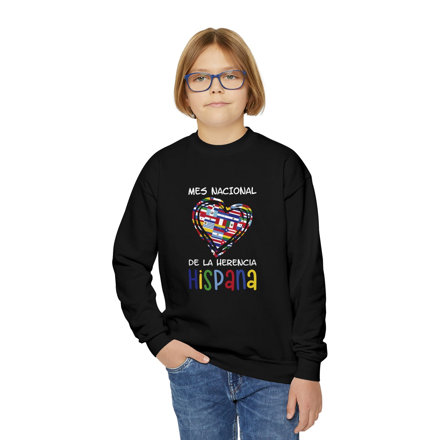 Hispanic Heritage Month Youth Crewneck Sweatshirt