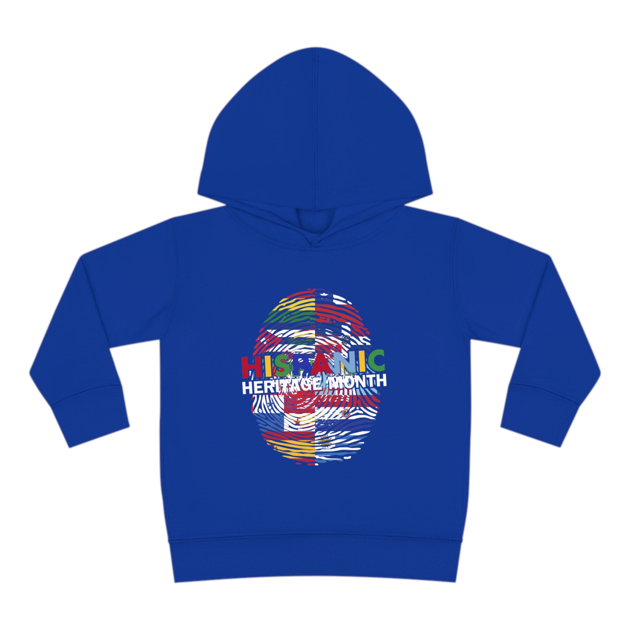 Flag Fingerprint - Hispanic Heritage Month Toddler Hoodie