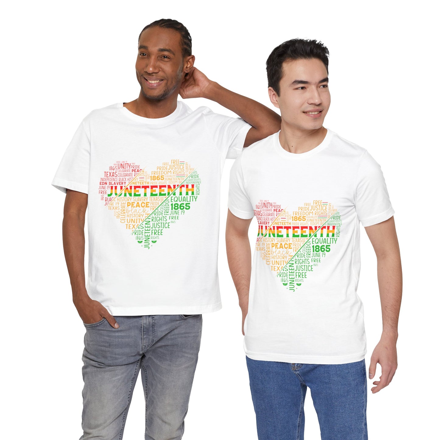 Juneteenth Heart Shirt, Juneteenth shirt unisex, Black Culture, Black History, Black Lives Matter Tee, Juneteenth T-Shirt, Free-ish Shirt, Unisex Jersey Short Sleeve Tee