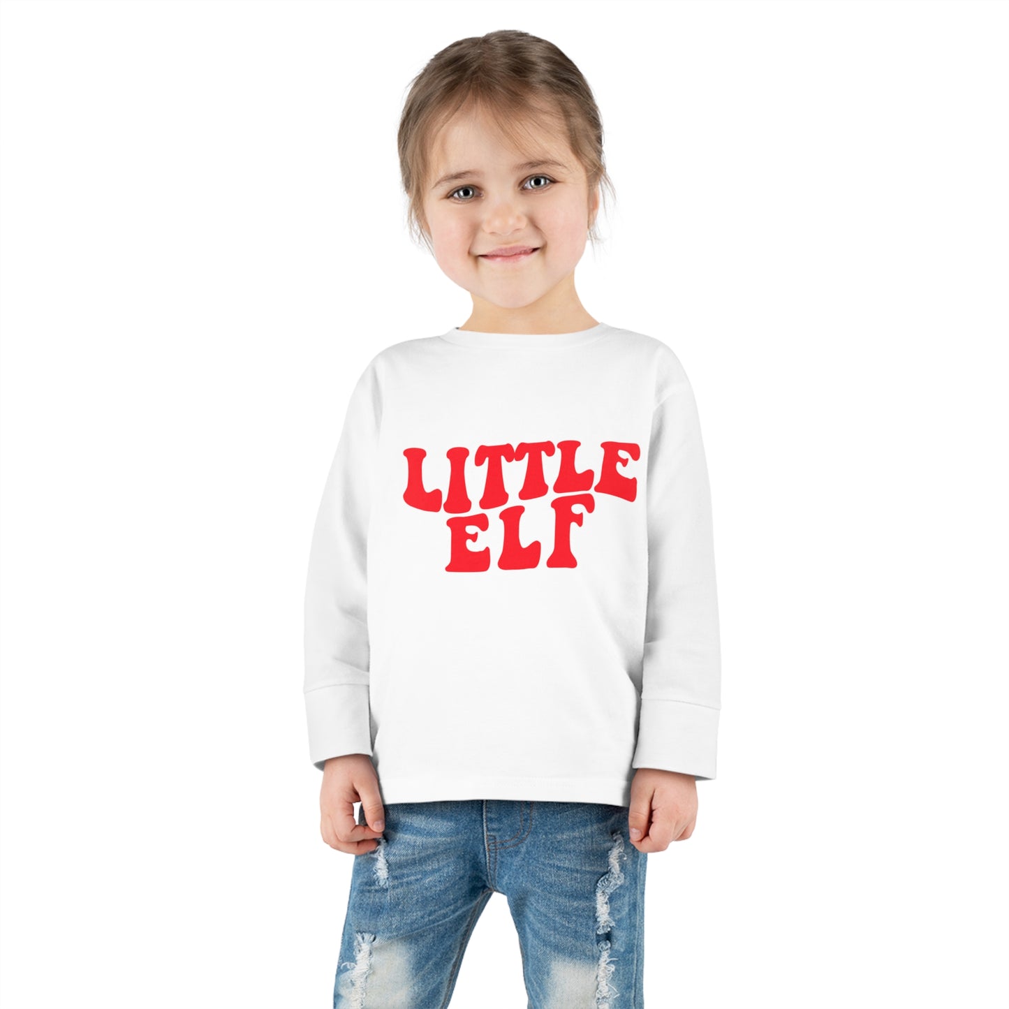 Little Elf Toddler Long Sleeve Tee