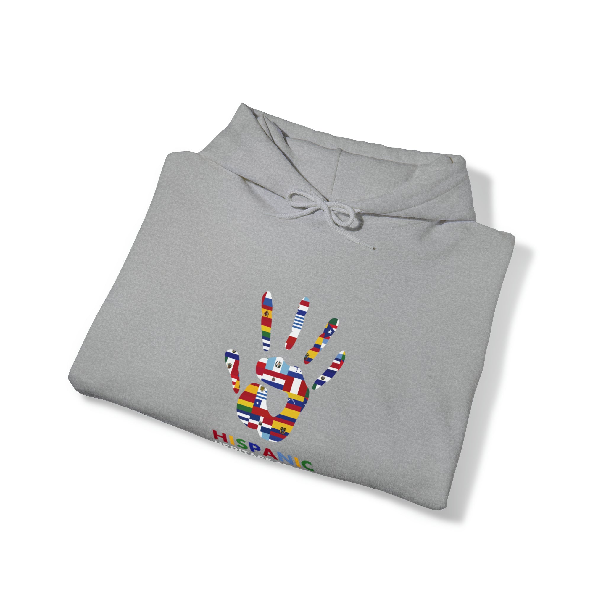 Flag Handprint - Hispanic Heritage Month Unisex Hoodie