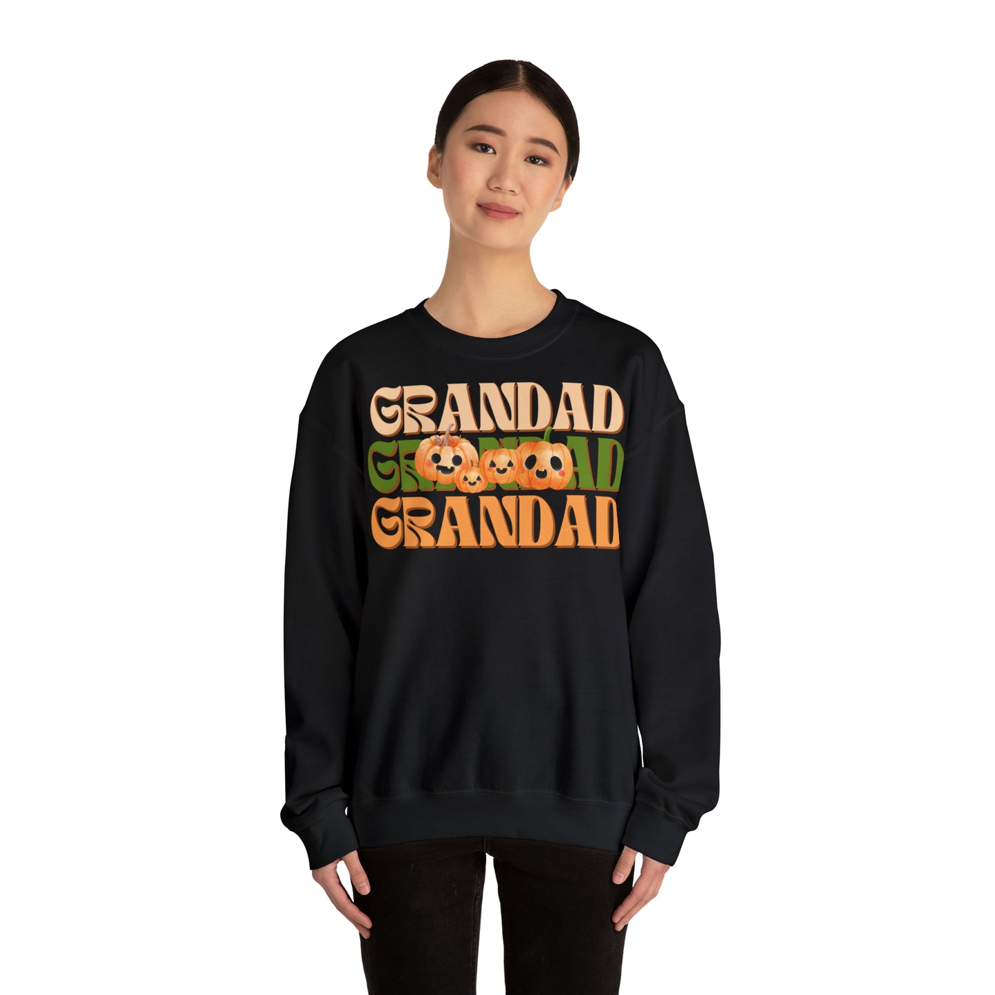 Grandad Pumpkin Unisex Heavy Blend™ Crewneck Sweatshirt