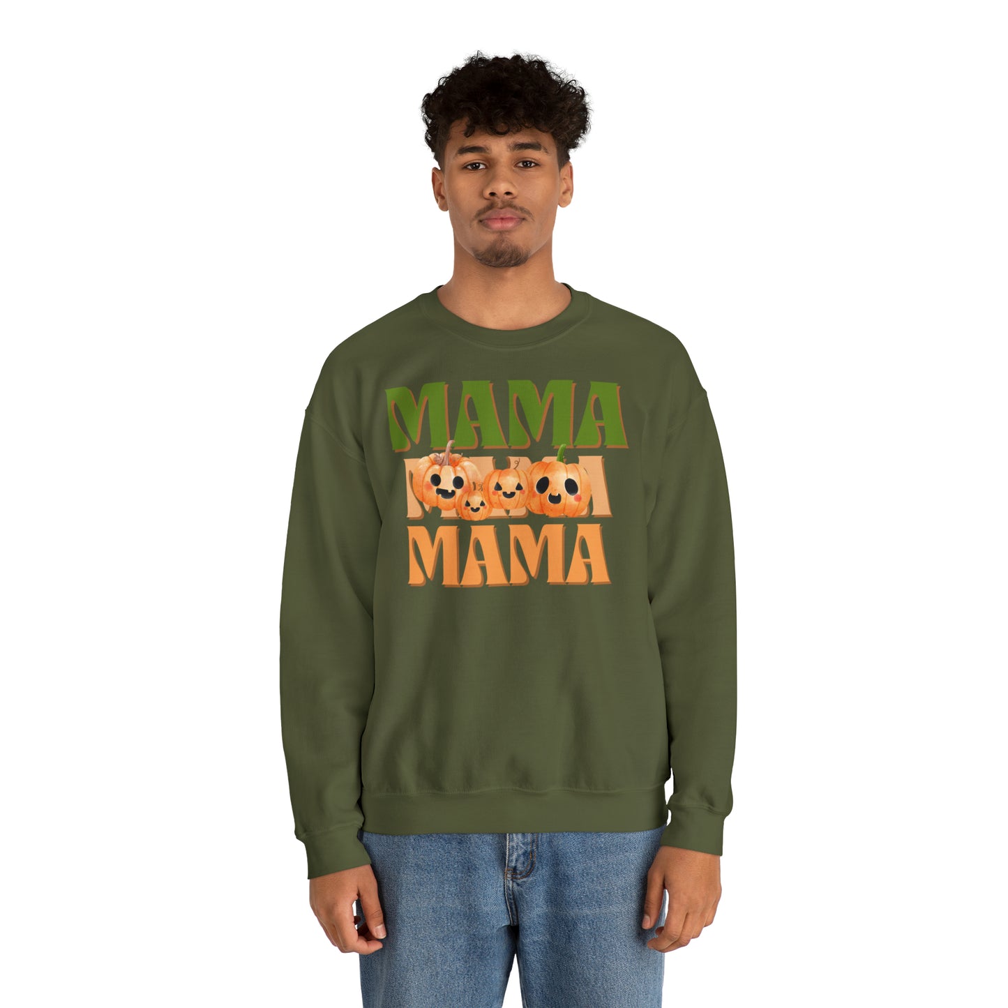 Mama Pumpkin Unisex Heavy Blend™ Crewneck Sweatshirt